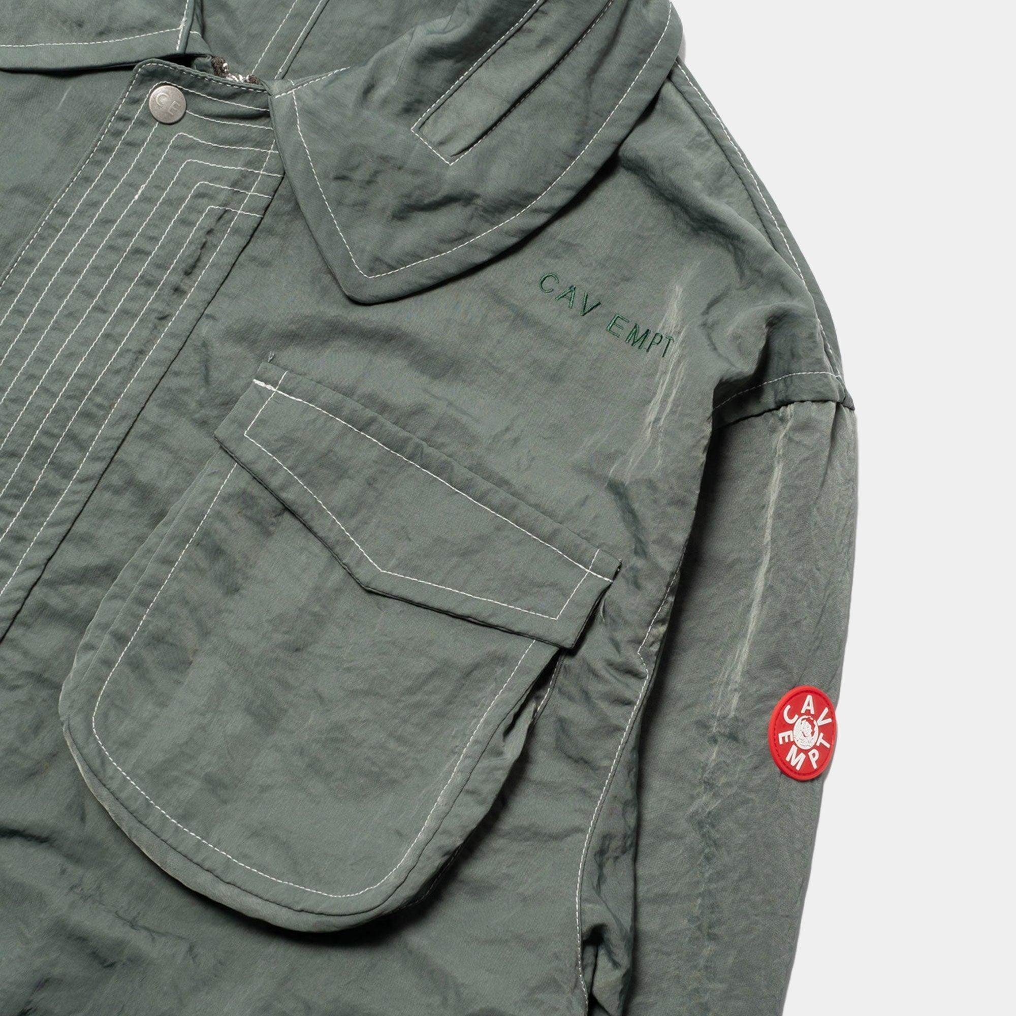 Cav Empt Nylon Field Coat - Green - Never Never