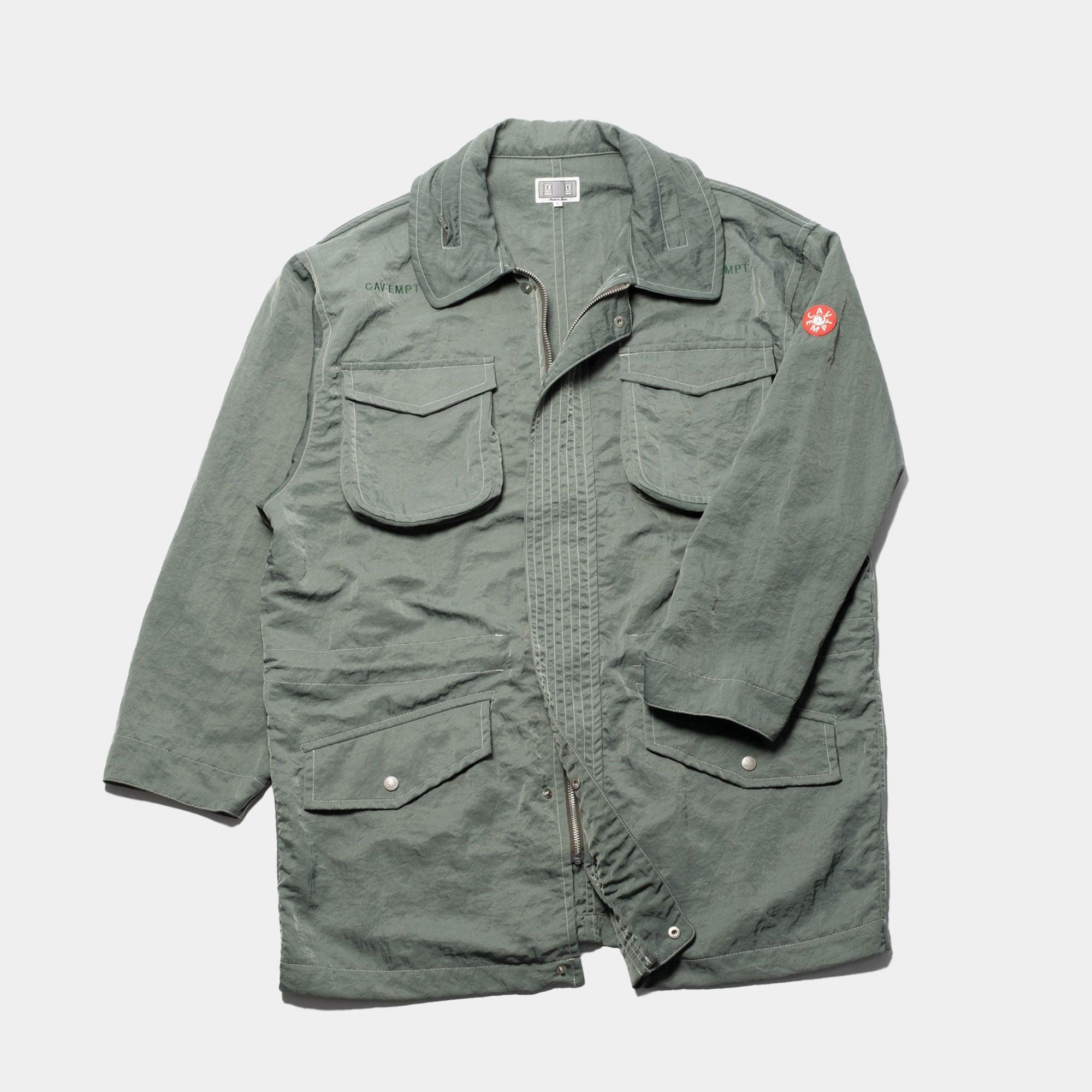 Cav Empt Nylon Field Coat - Green - Never Never