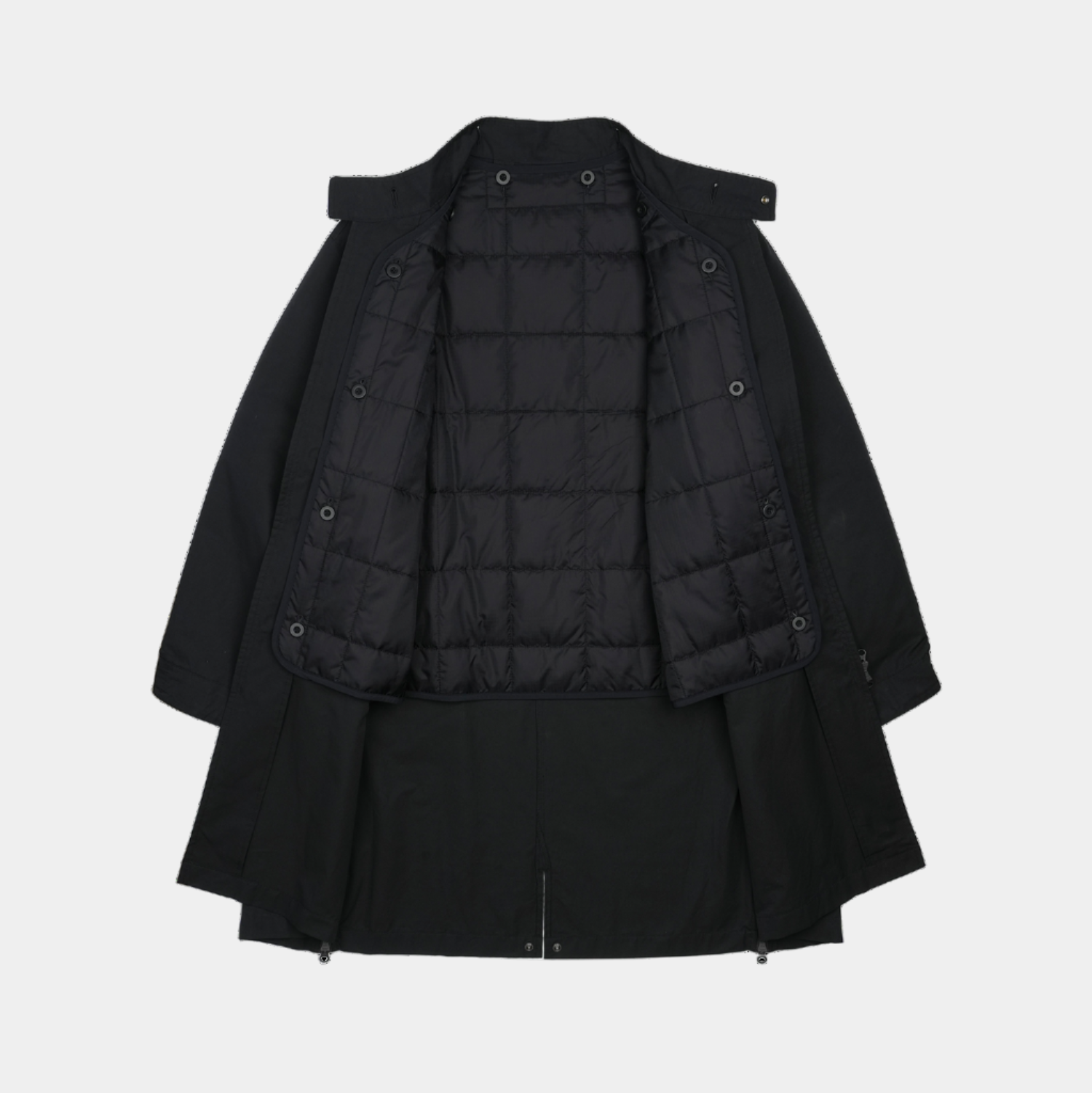 San San Gear Zipper Field Parka - Black