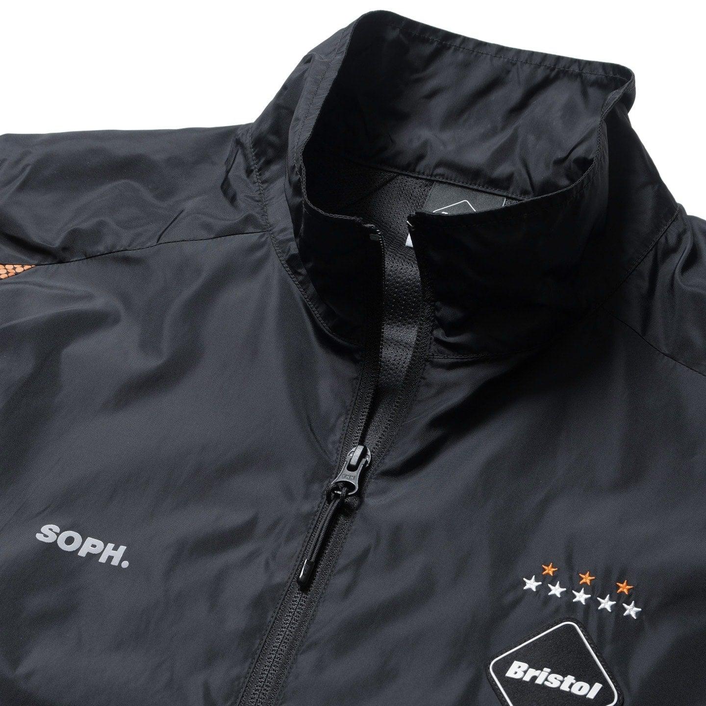 F.C.Real Bristol Stand Collar Practice Jacket - Black - Never Never