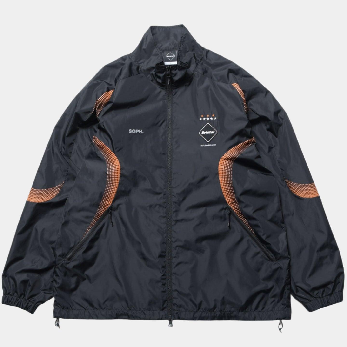 F.C.Real Bristol Stand Collar Practice Jacket - Black - Never Never