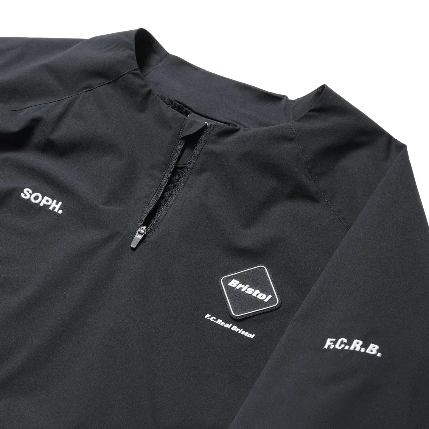 F.C.Real Bristol Thermal Lining Quarter Zip - Black - Never Never