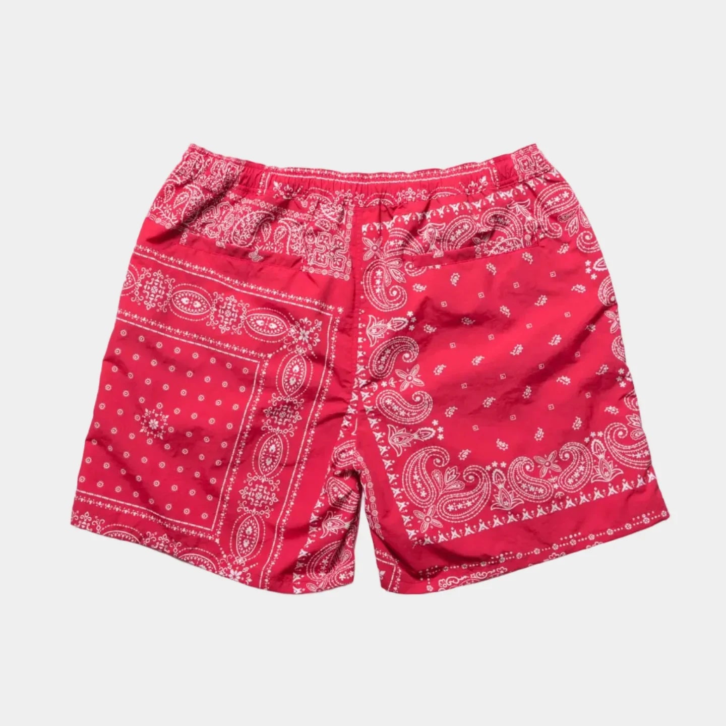 F.C.Real Bristol Bandana Nylon Shorts - Red