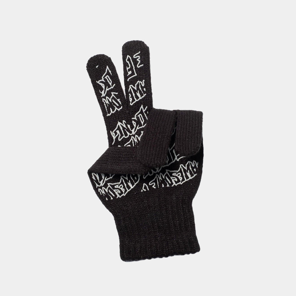 Fucking Awesome Fucking Awesome FA Stamp Gloves Black Never Never