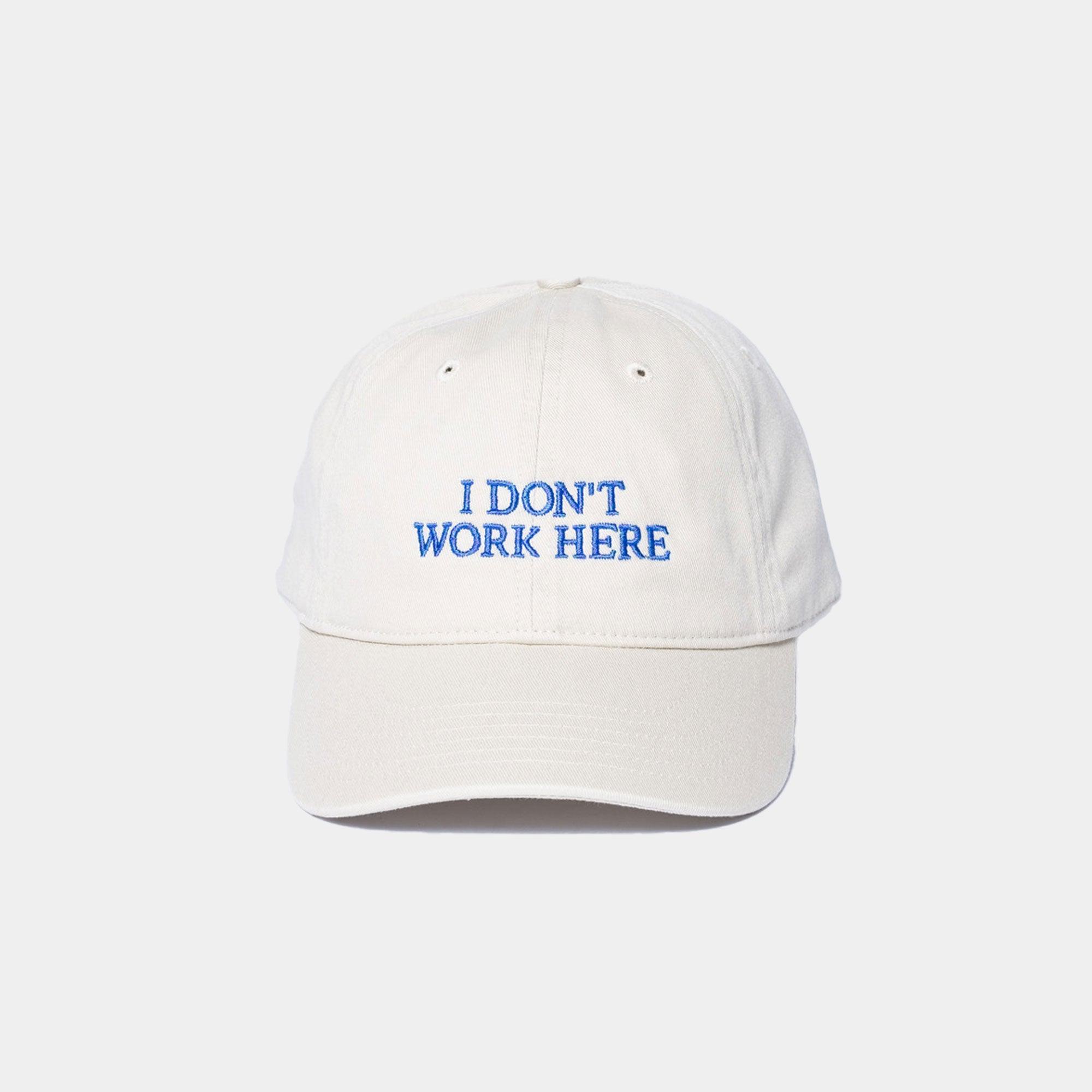 IDEA Sorry I Don't Work Here Hat Beige