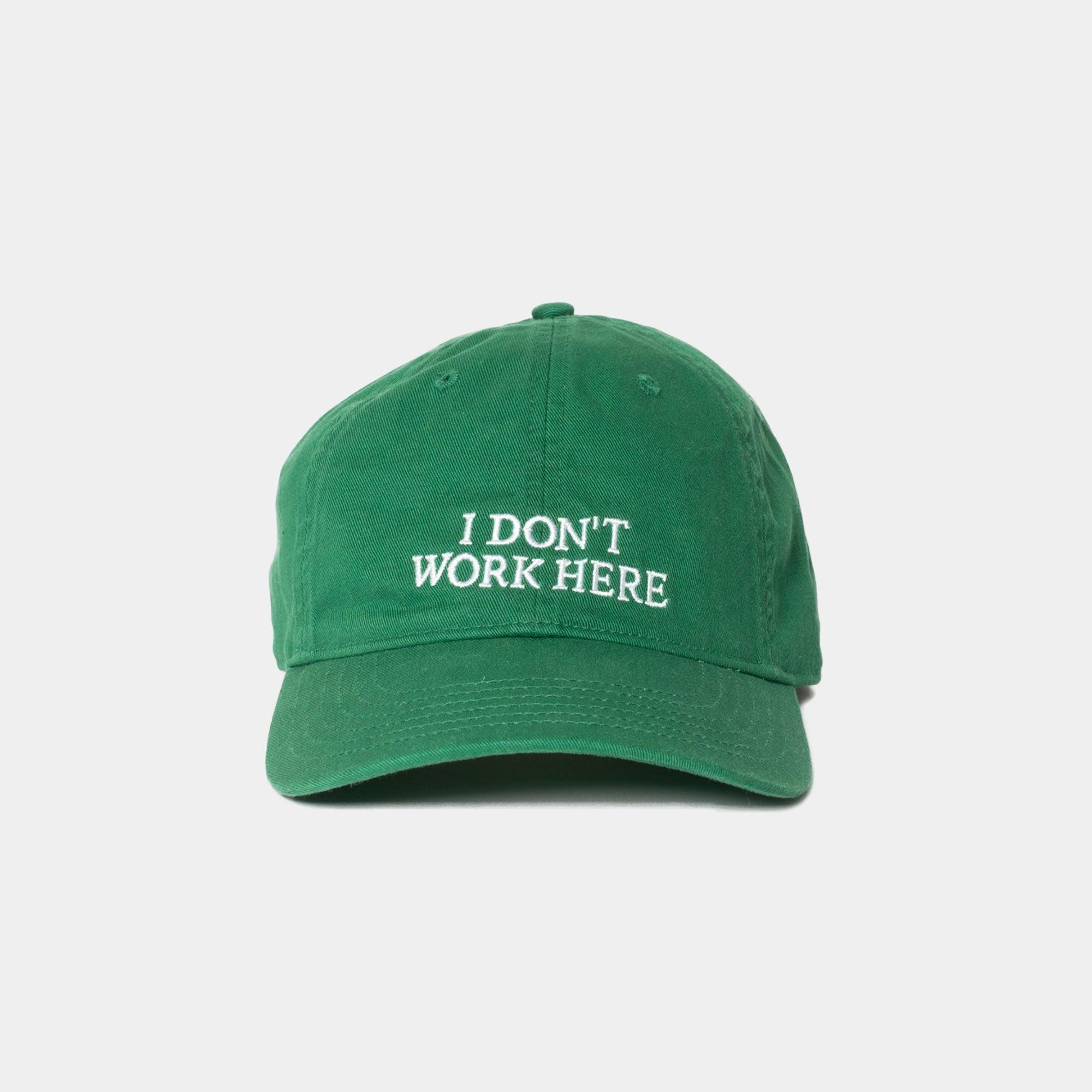 IDEA Sorry I Don't Work Here Hat - Green - Never Never
