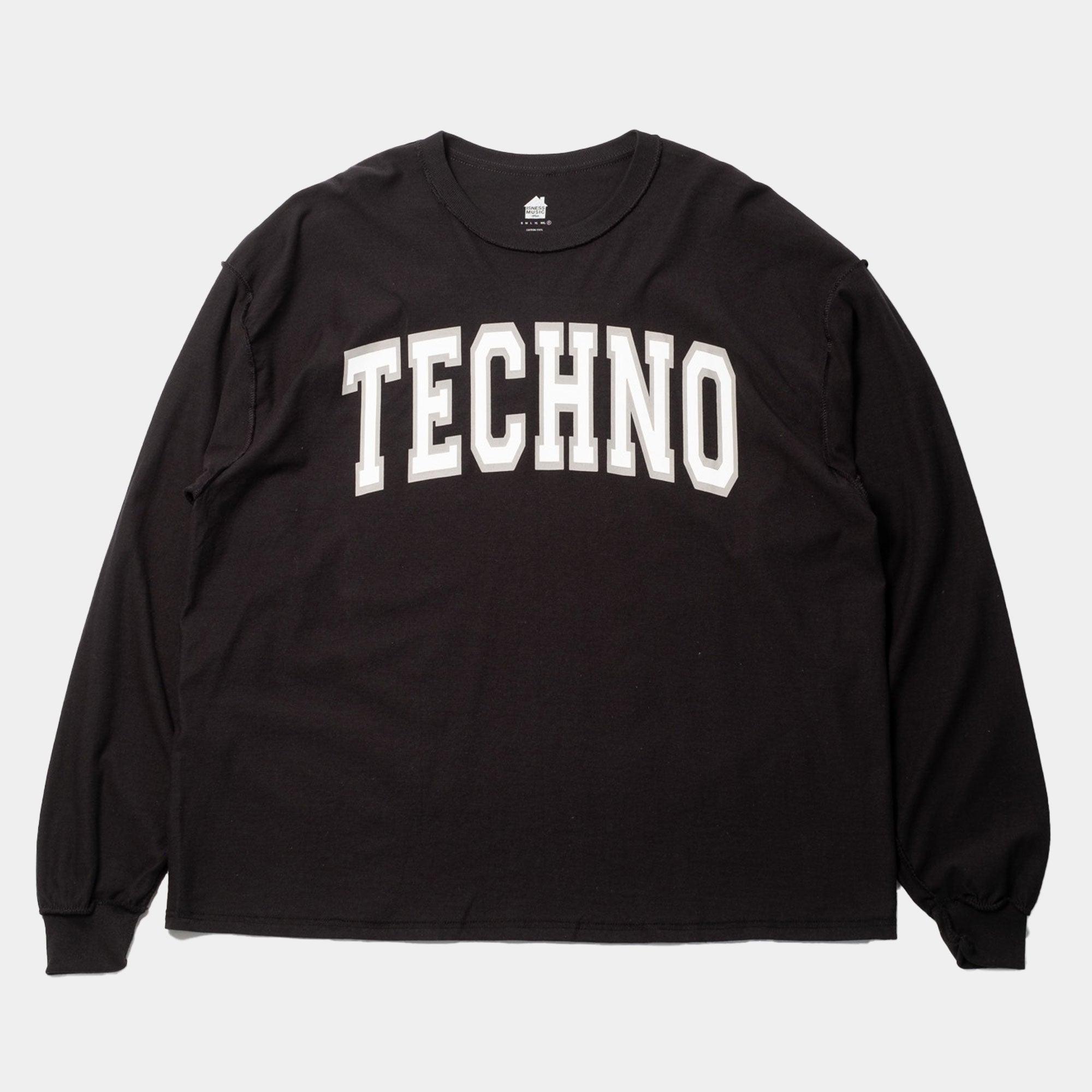 is-ness Techno LS Tee - Black - Never Never