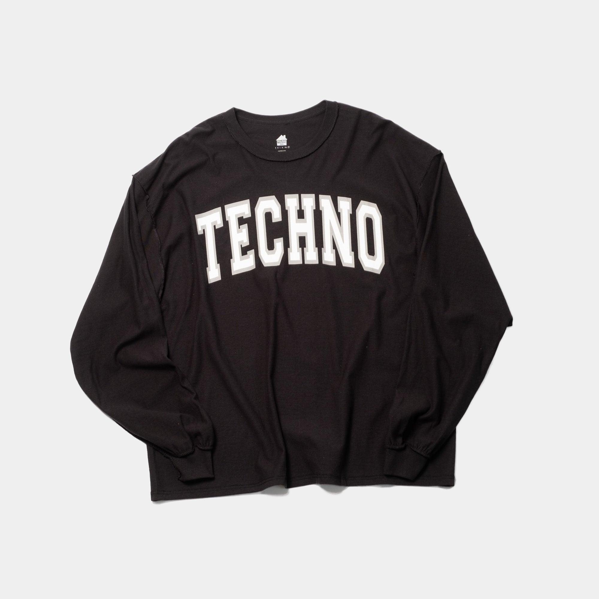 is-ness Techno LS Tee - Black - Never Never