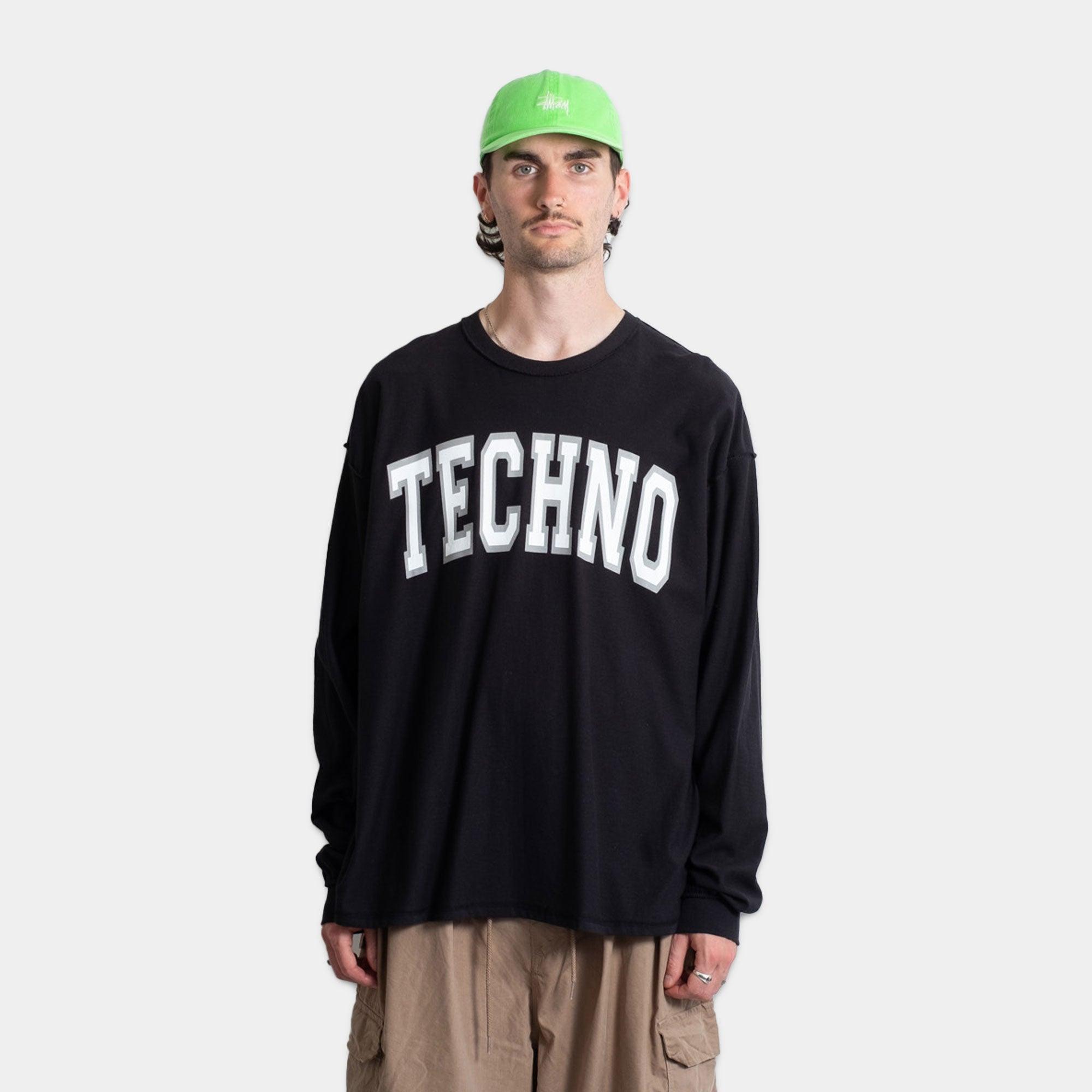 is-ness Techno LS Tee - Black - Never Never