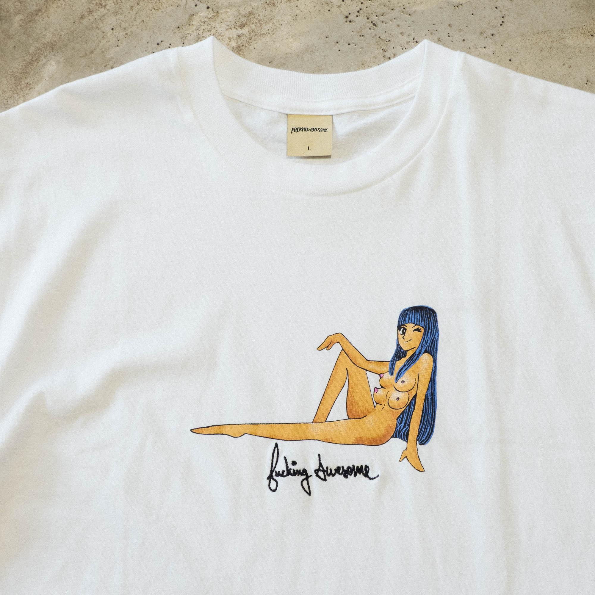 Fucking Awesome World Girl Tee - White