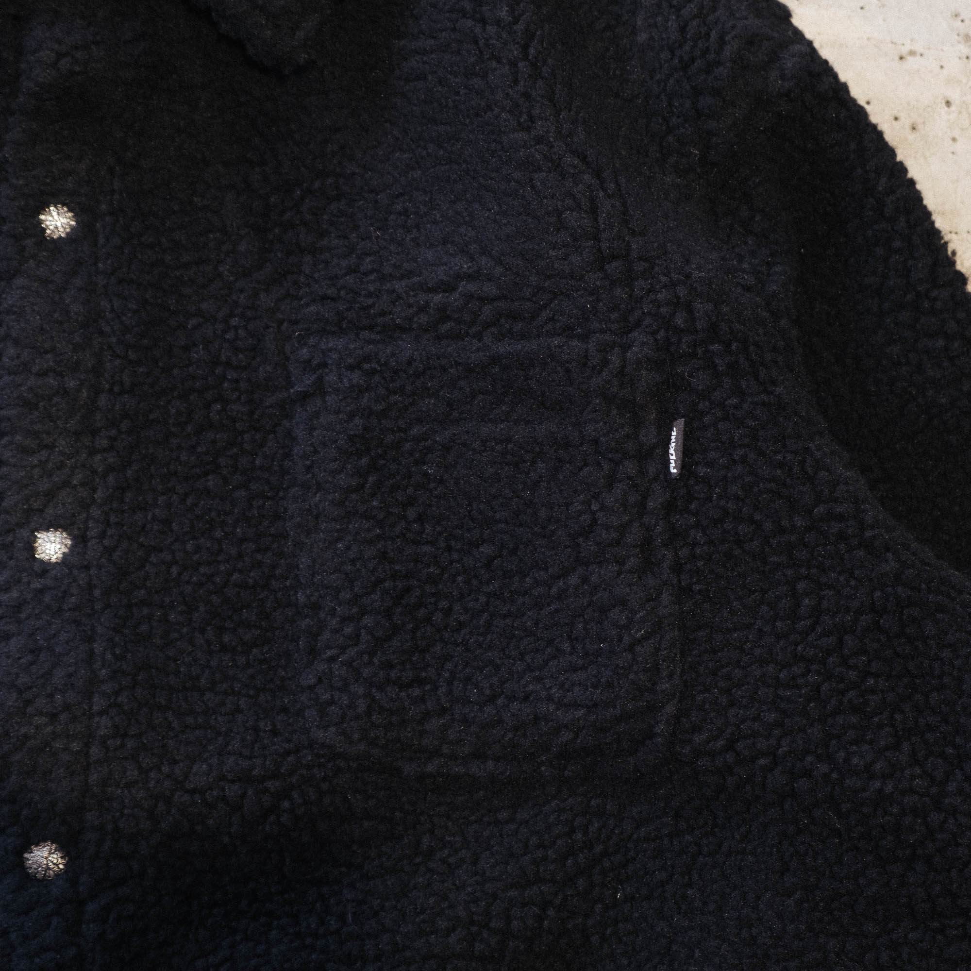 Fucking Awesome Pile Fleece Overshirt - Black