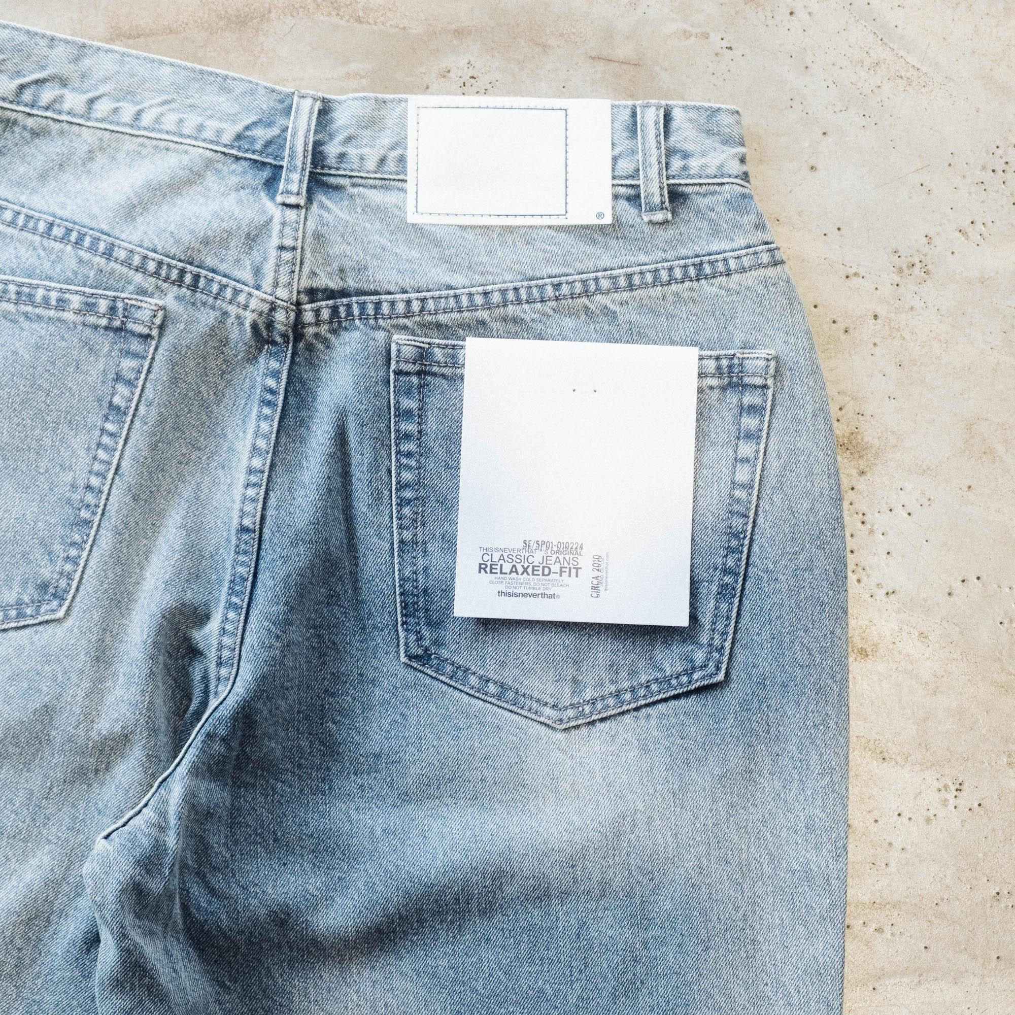 thisisneverthat Relaxed Jeans - Washed Blue