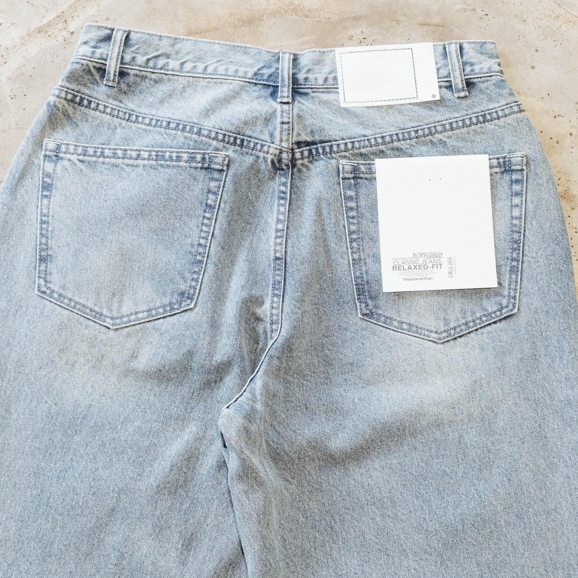 thisisneverthat Relaxed Jeans - Washed Blue