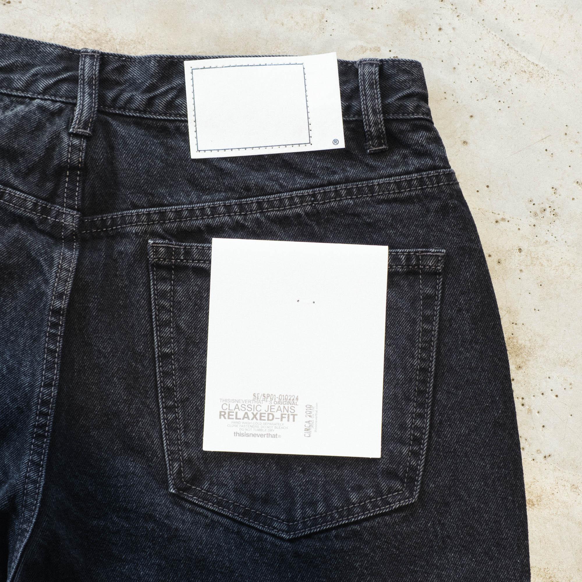 thisisneverthat Relaxed Jeans - Black