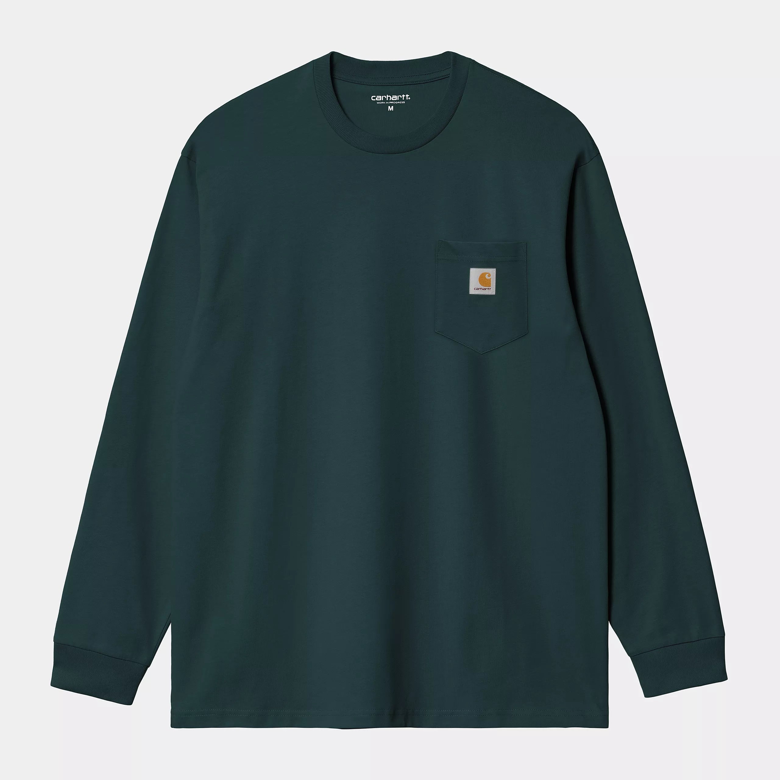 Carhartt WIP LS Pocket T-Shirt - Deep Lagoon