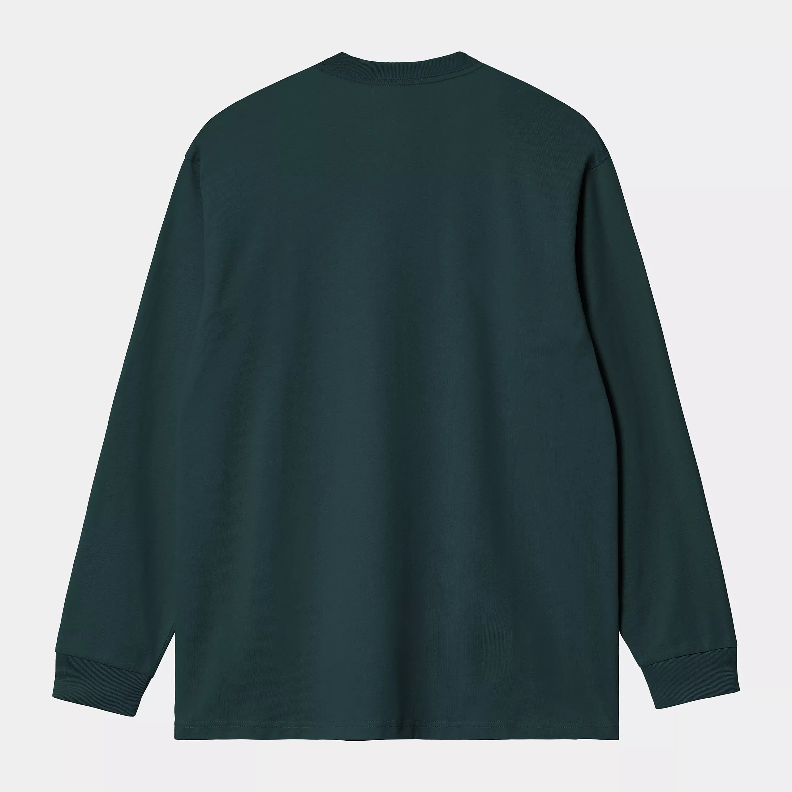 Carhartt WIP LS Pocket T-Shirt - Deep Lagoon