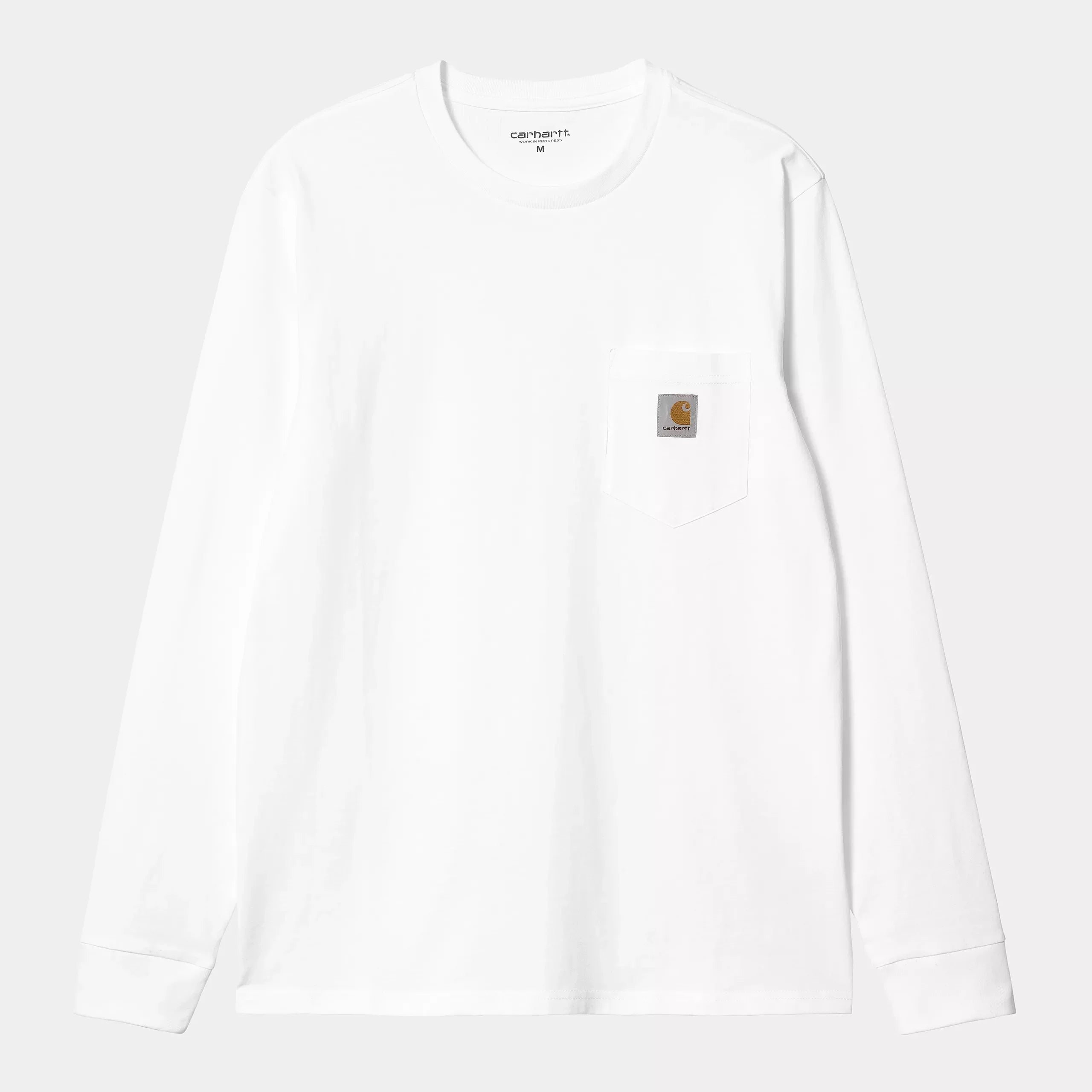 Carhartt WIP LS Pocket T-Shirt - White