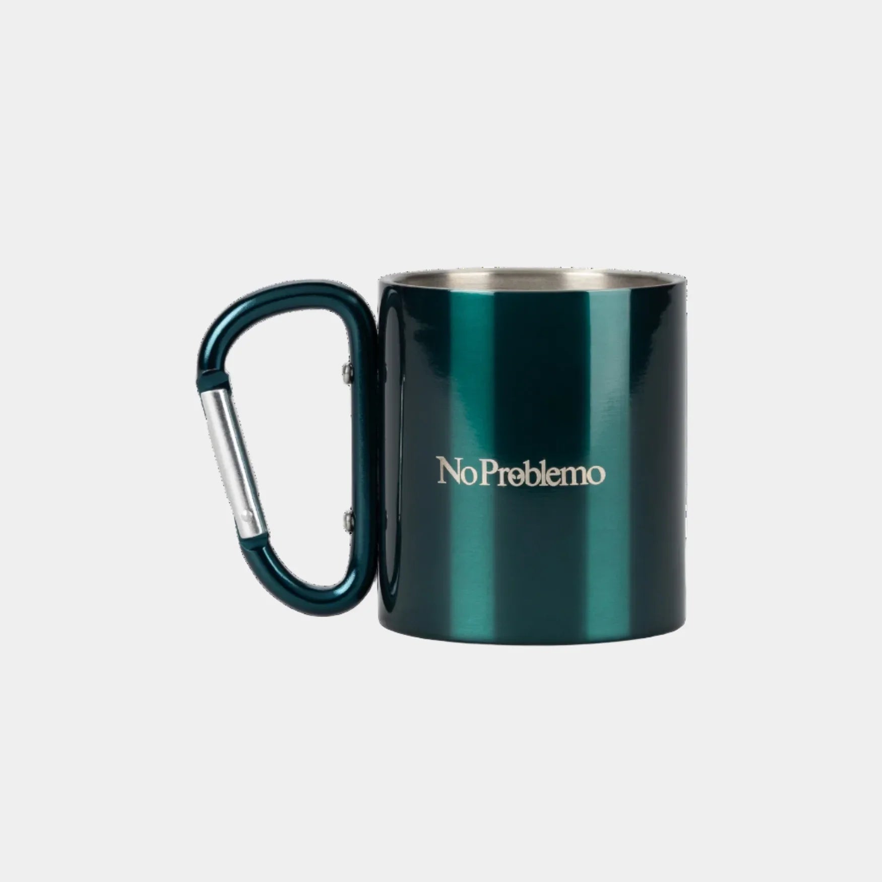 No Problemo Carabiner Mug - Green