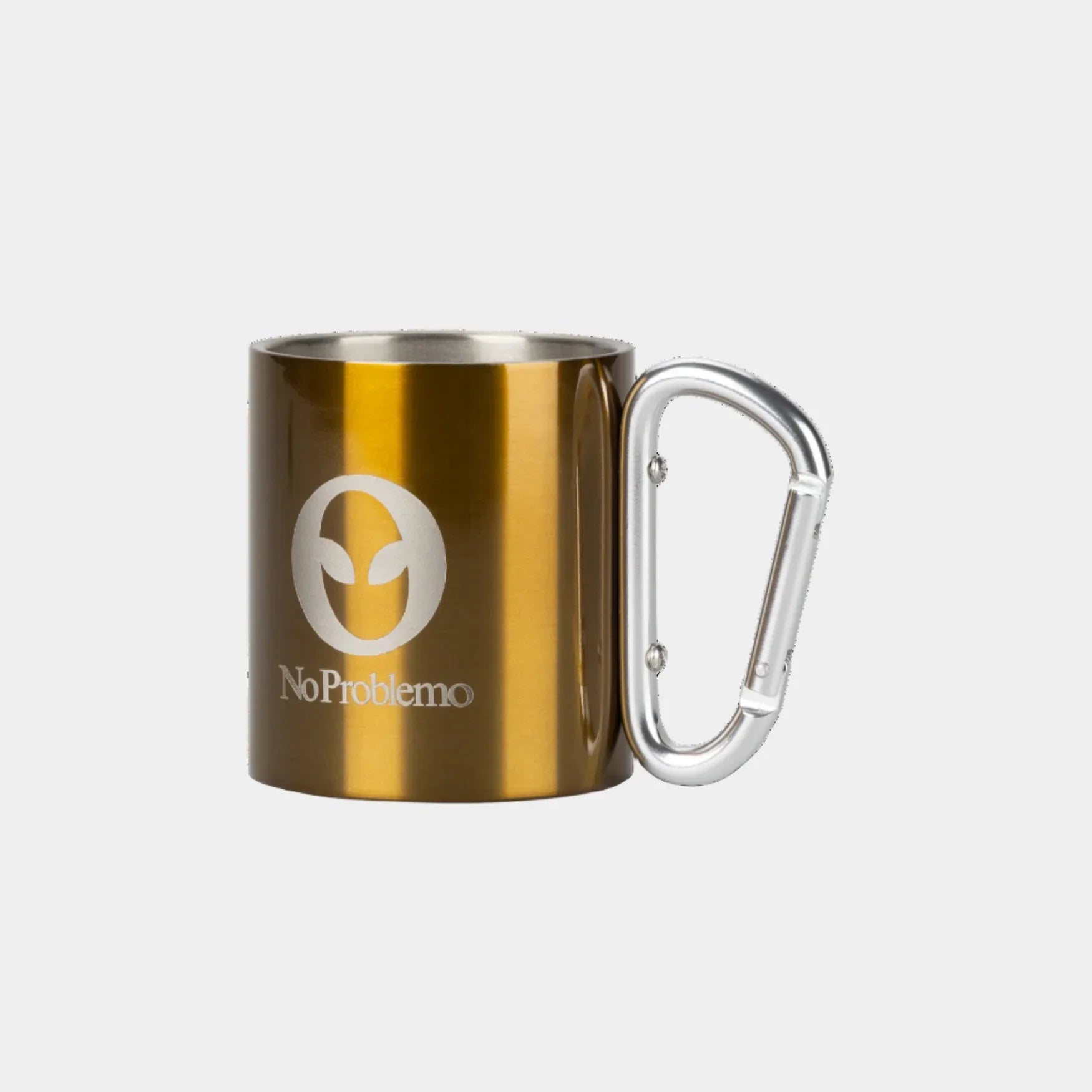No Problemo Carabiner Mug - Khaki