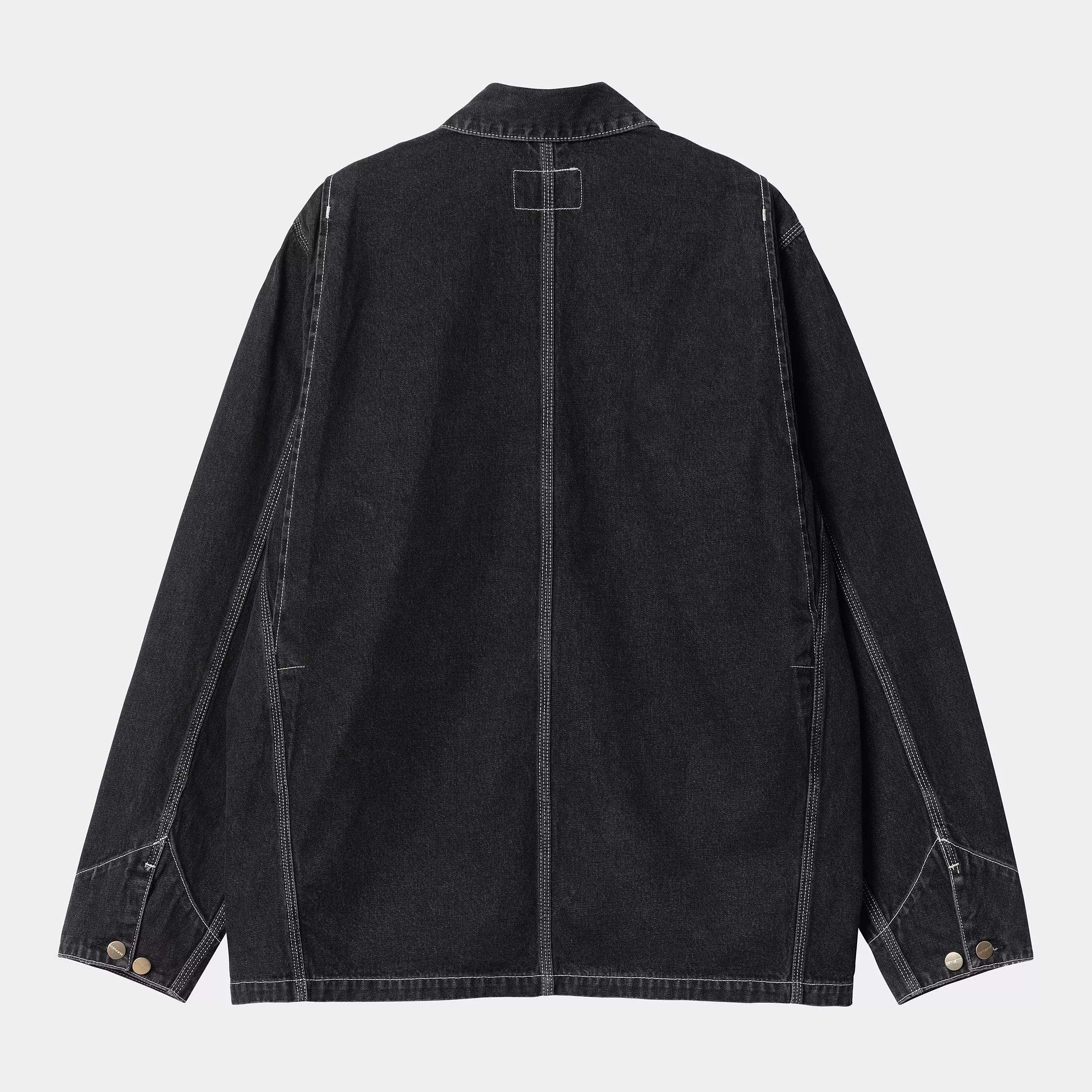 Carhartt WIP OG Chore Coat - Black Stone Washed - Never Never