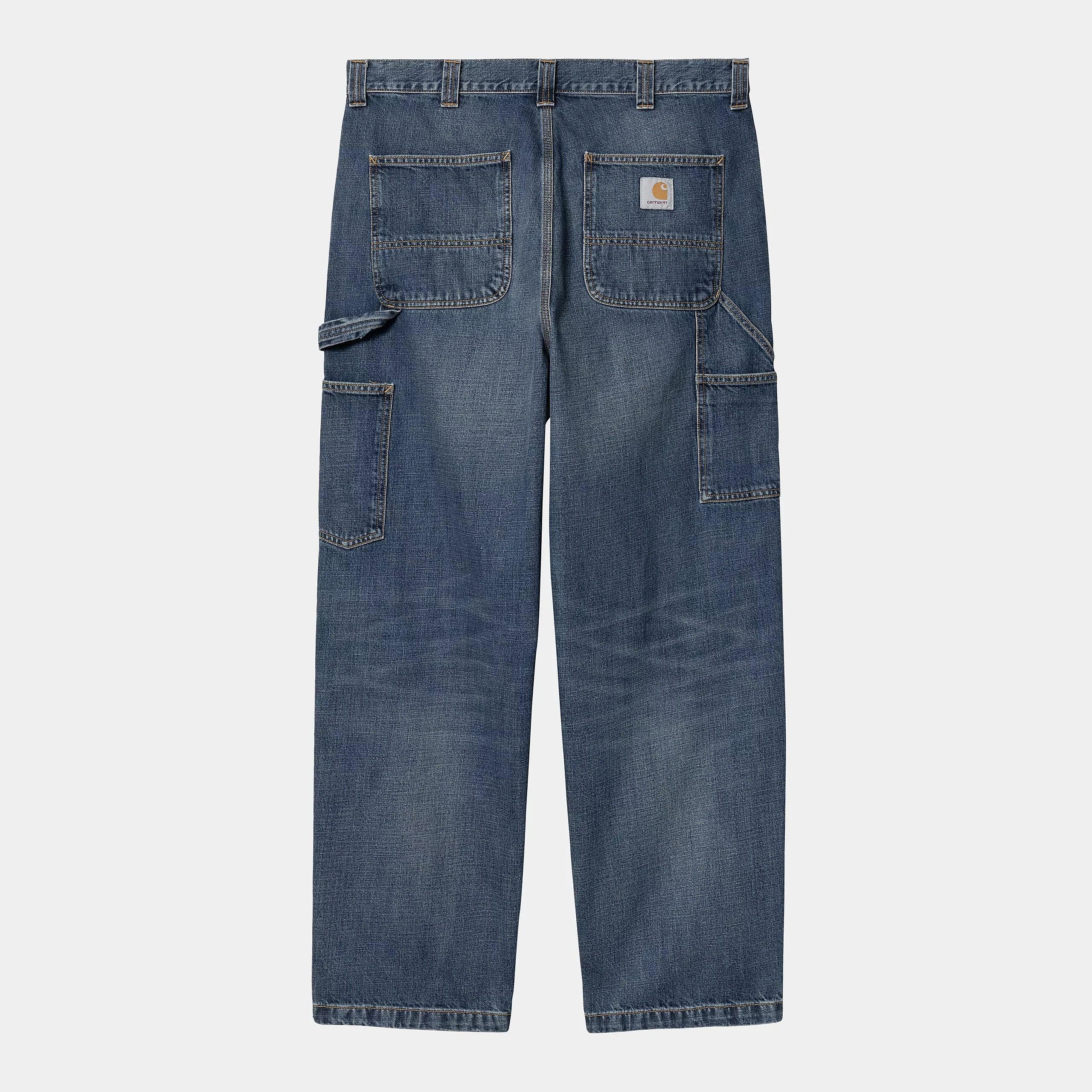 Carhartt WIP OG Single Knee Pant - Blue Dark Used Wash - Never Never