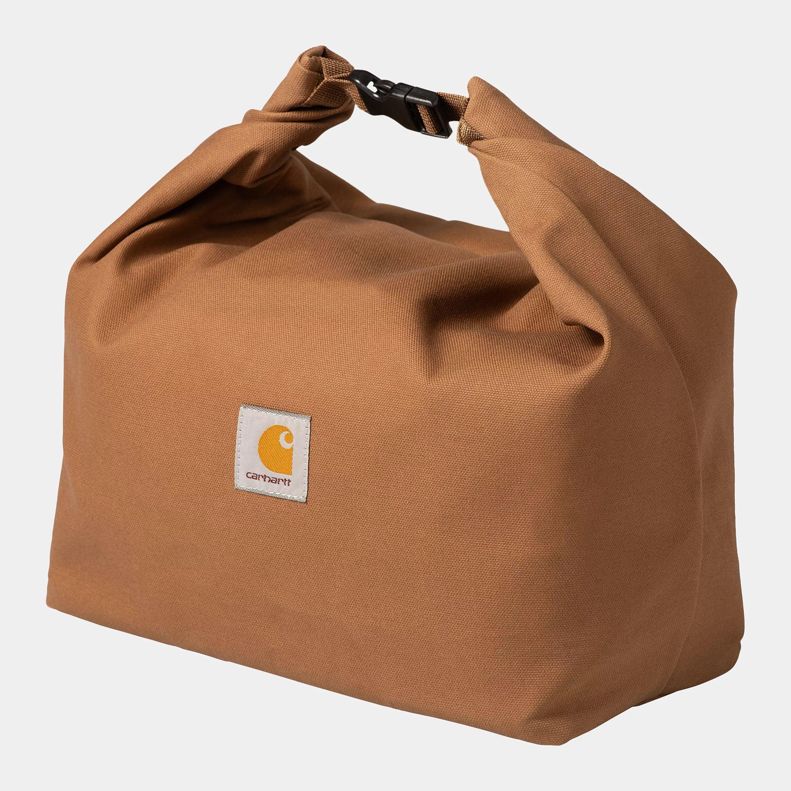 Carhartt WIP Canvas Roll-Up Insulated Bag - Hamilton Brown - Never Never