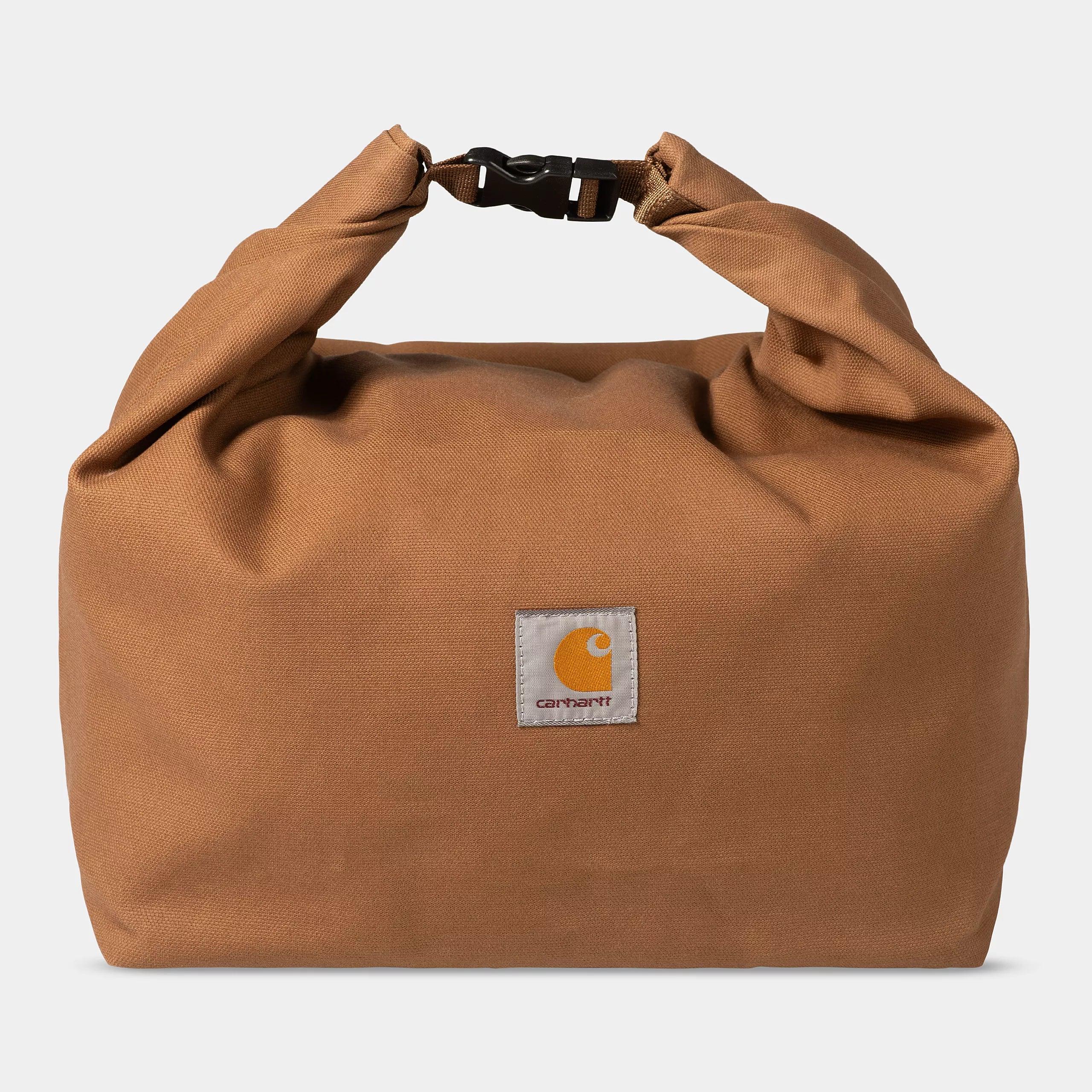 Carhartt WIP Canvas Roll-Up Insulated Bag - Hamilton Brown - Never Never