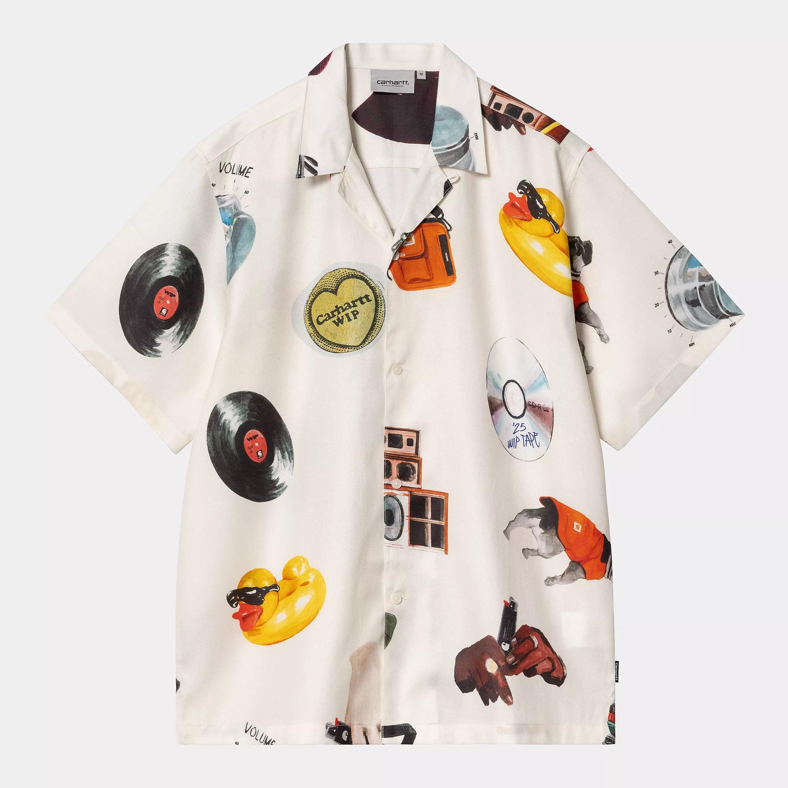 Carhartt WIP S/S Jacob Rochester Shirt - Jacob Rochester Print/Wax - Never Never