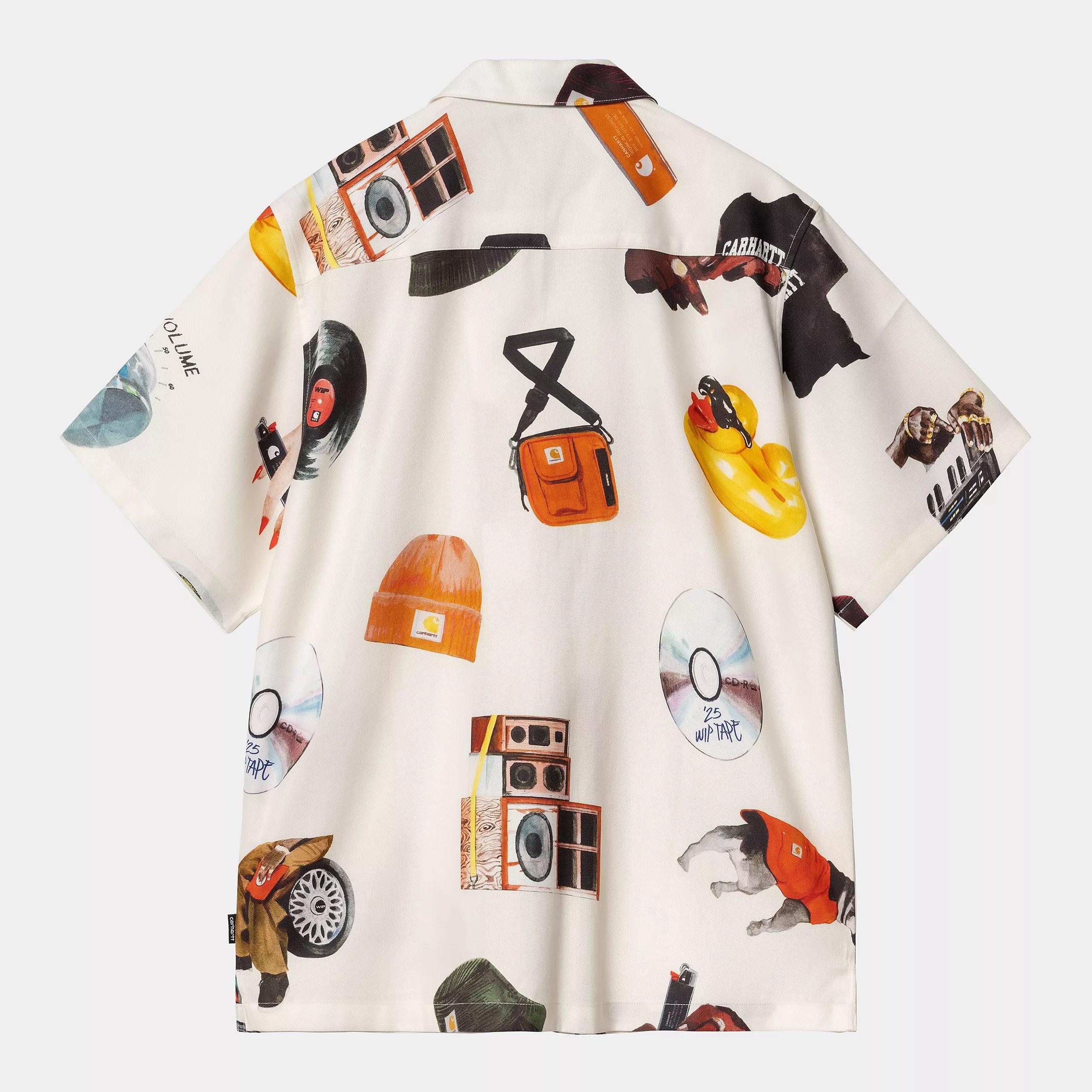 Carhartt WIP S/S Jacob Rochester Shirt - Jacob Rochester Print/Wax - Never Never