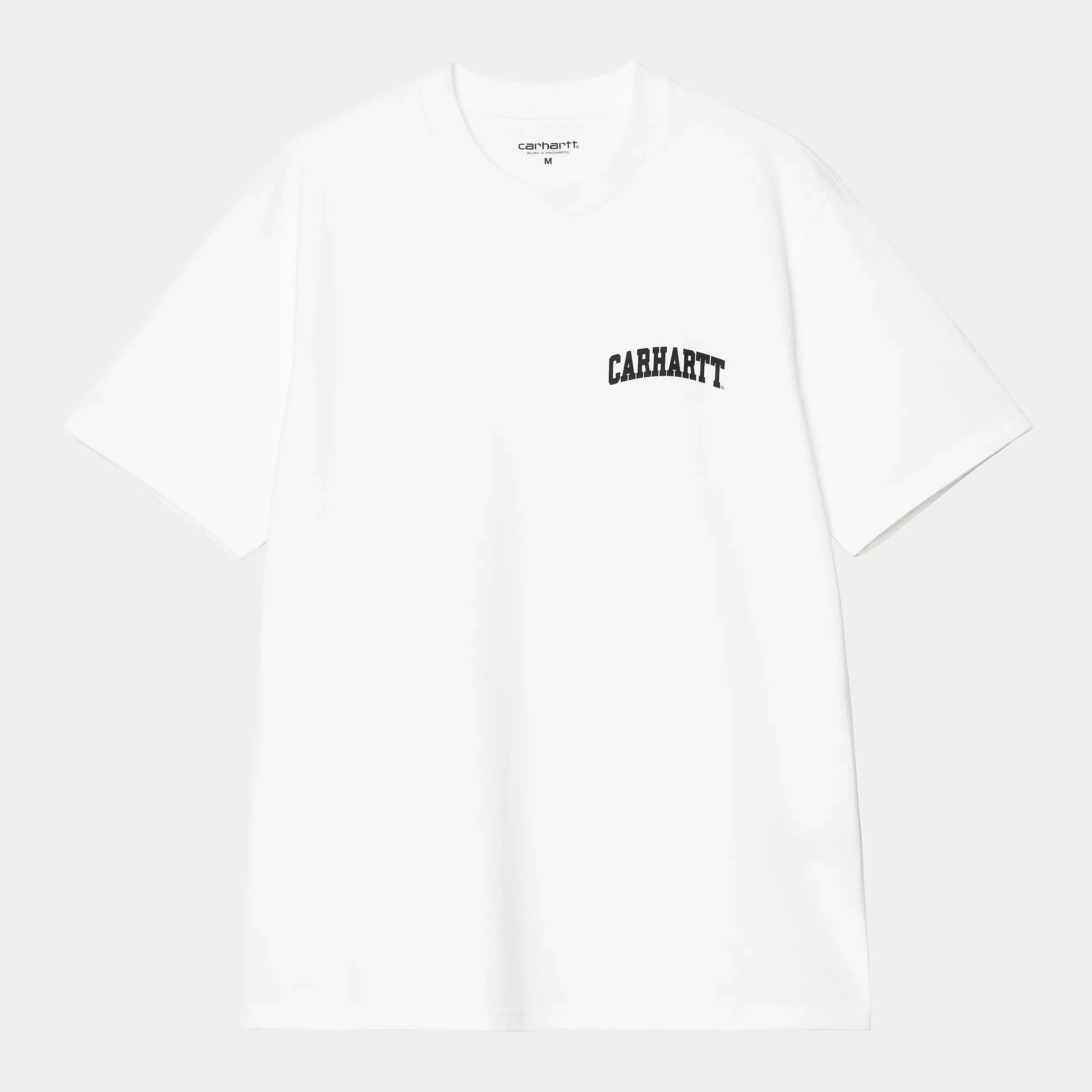Carhartt WIP S/S University Script T-Shirt - White/Black