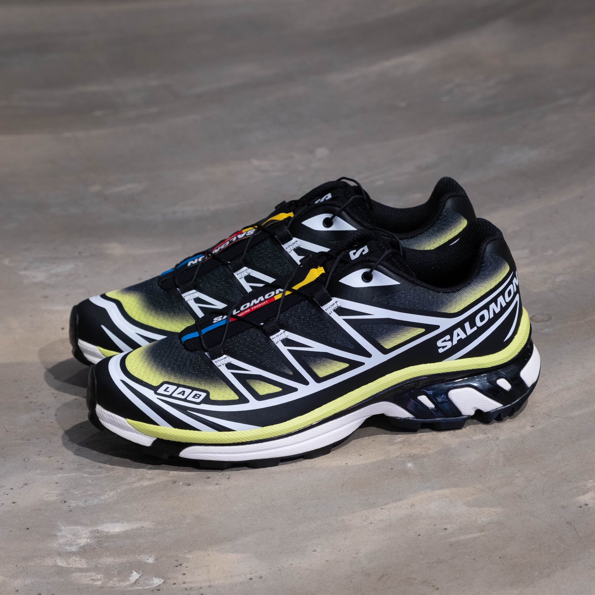 Salomon XT-6 Skyline Shoes - Black/Maritime Blue/Sharp Green