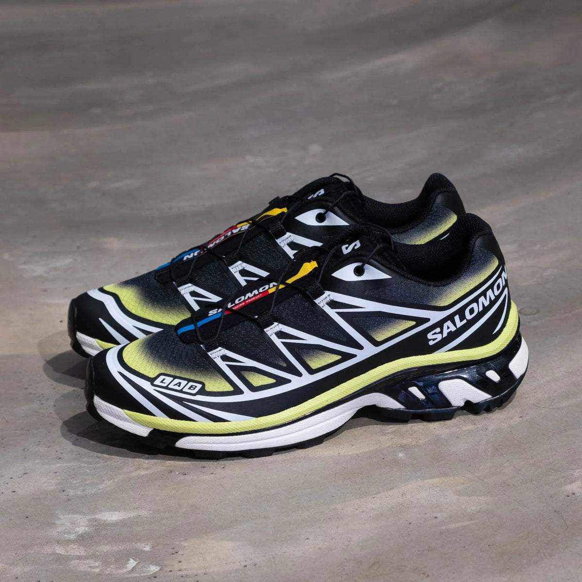 Salomon XT-6 Skyline Shoes - Black/Maritime Blue/Sharp Green