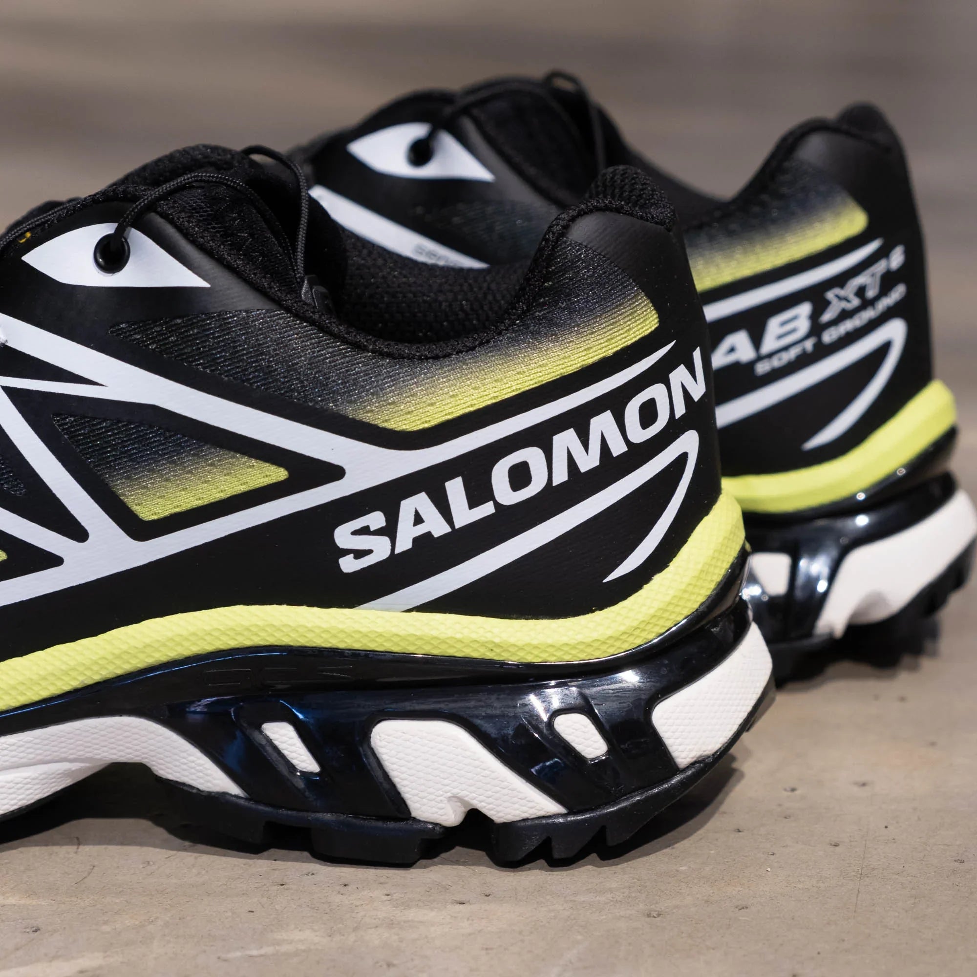 Salomon XT-6 Skyline Shoes - Black/Maritime Blue/Sharp Green