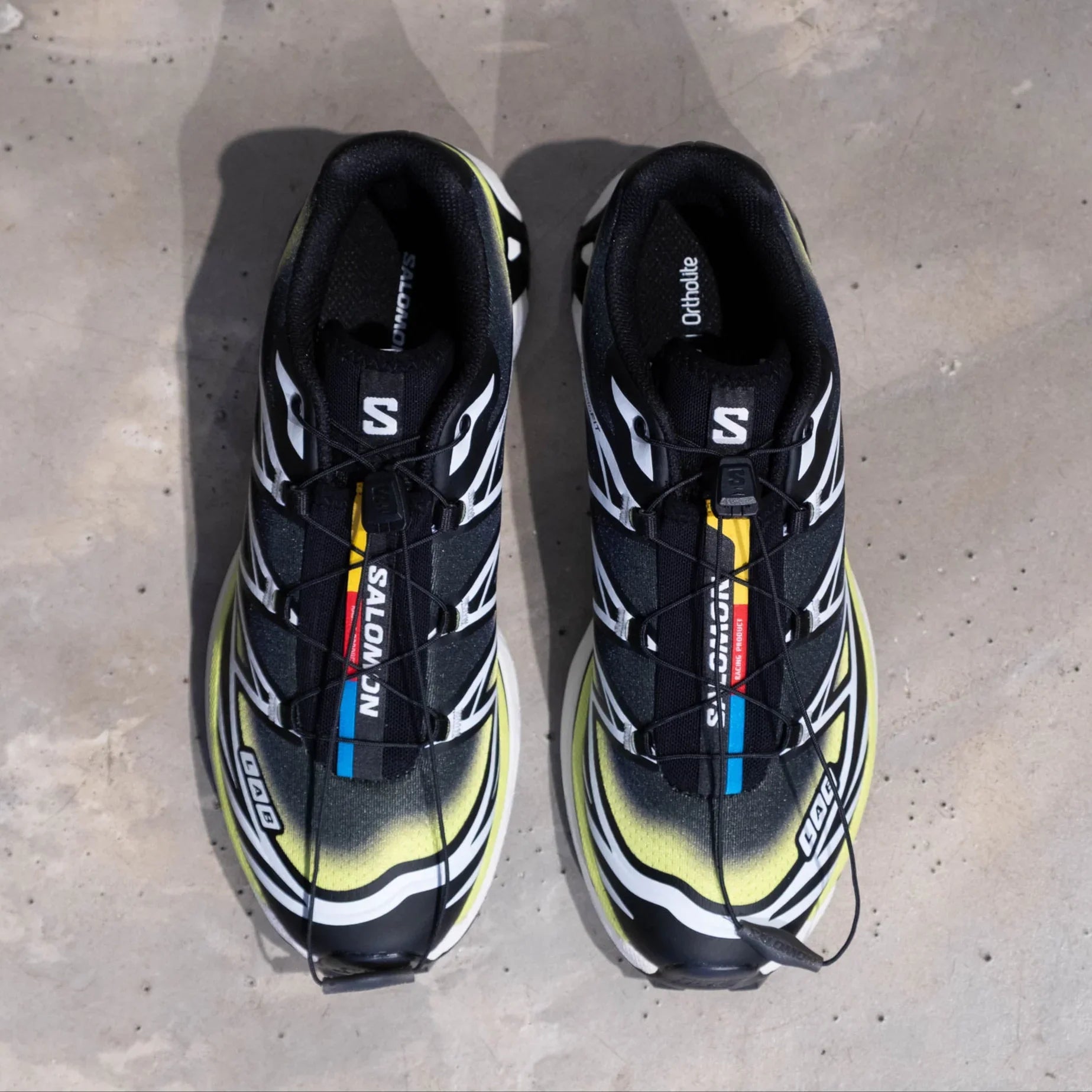 Salomon XT-6 Skyline Shoes - Black/Maritime Blue/Sharp Green
