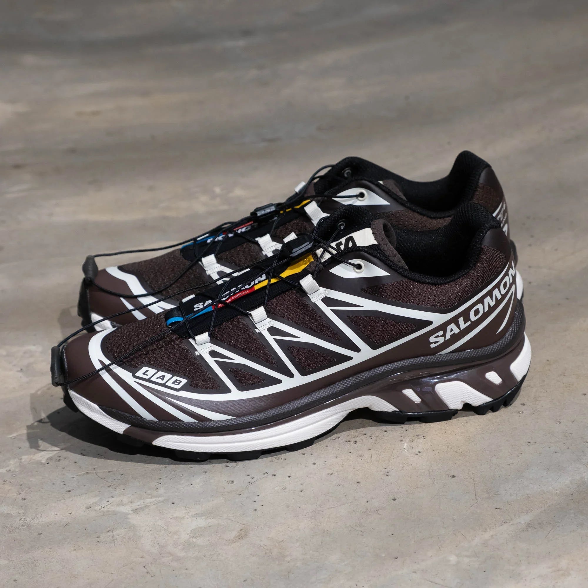 Salomon XT-6 Shoes - Black Coffee/French Roast/Vanilla ice