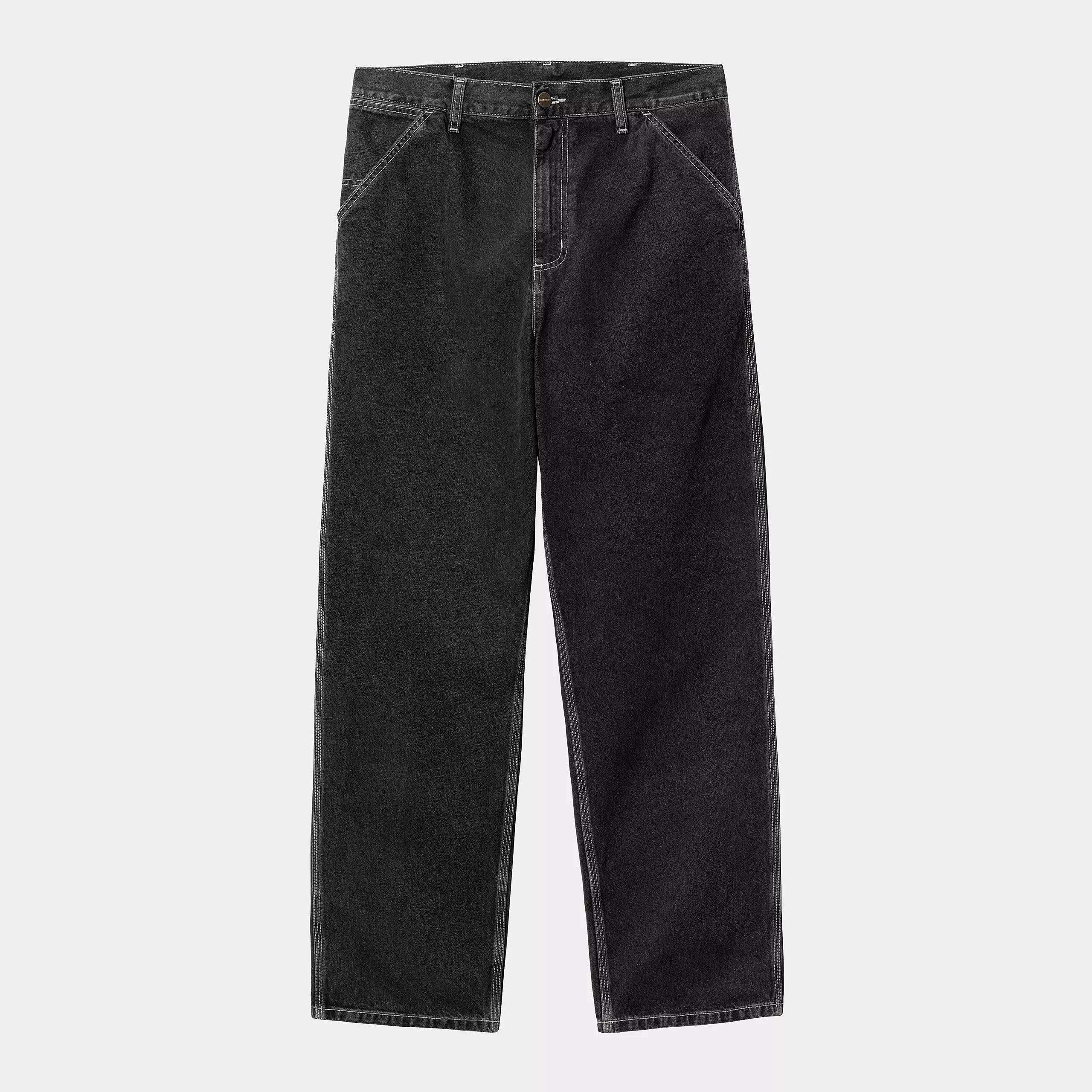 Carhartt WIP Simple Norco Denim Pant - Black Stone Washed - Never Never