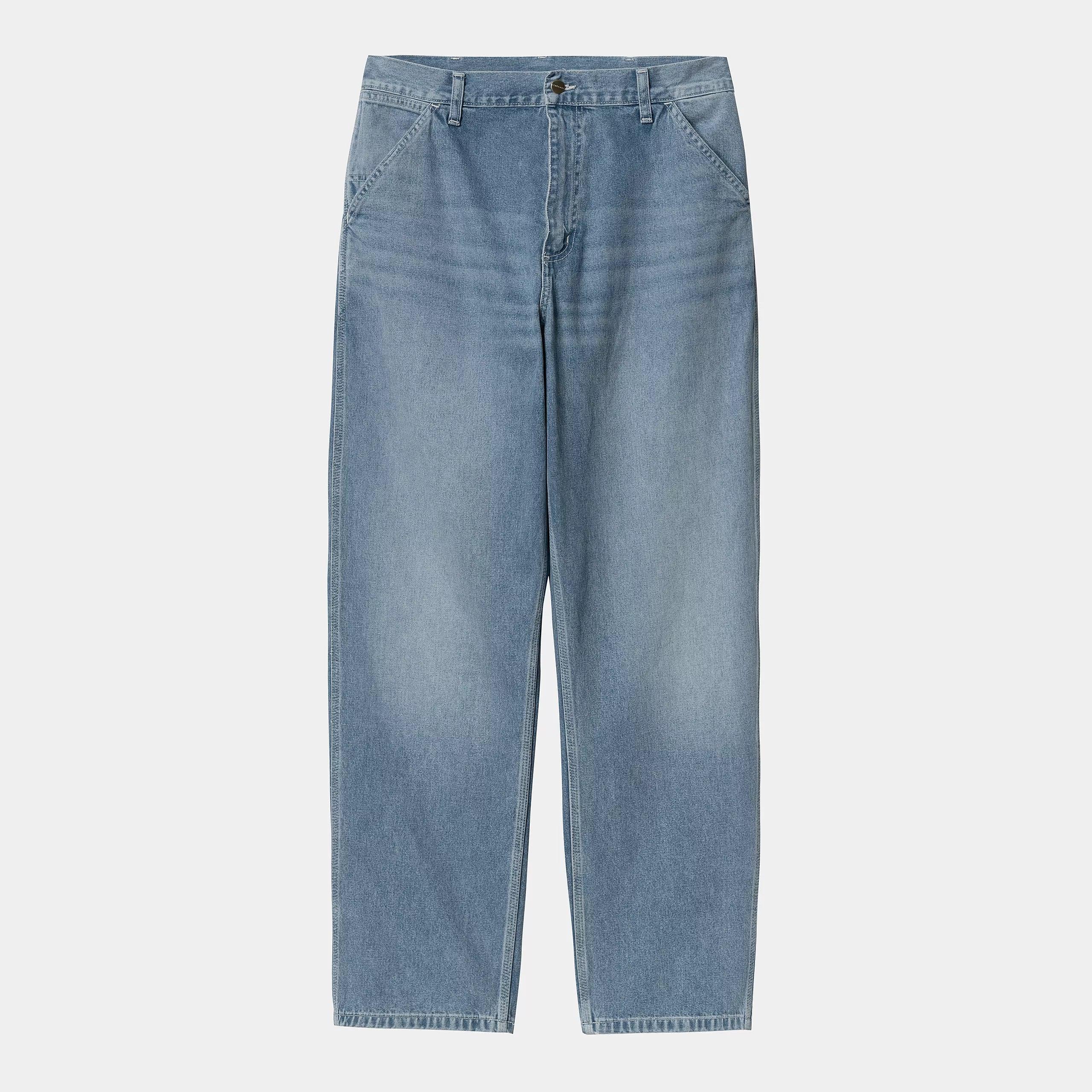 Carhartt WIP Simple Norco Denim Pant - Blue Light True Washed - Never Never