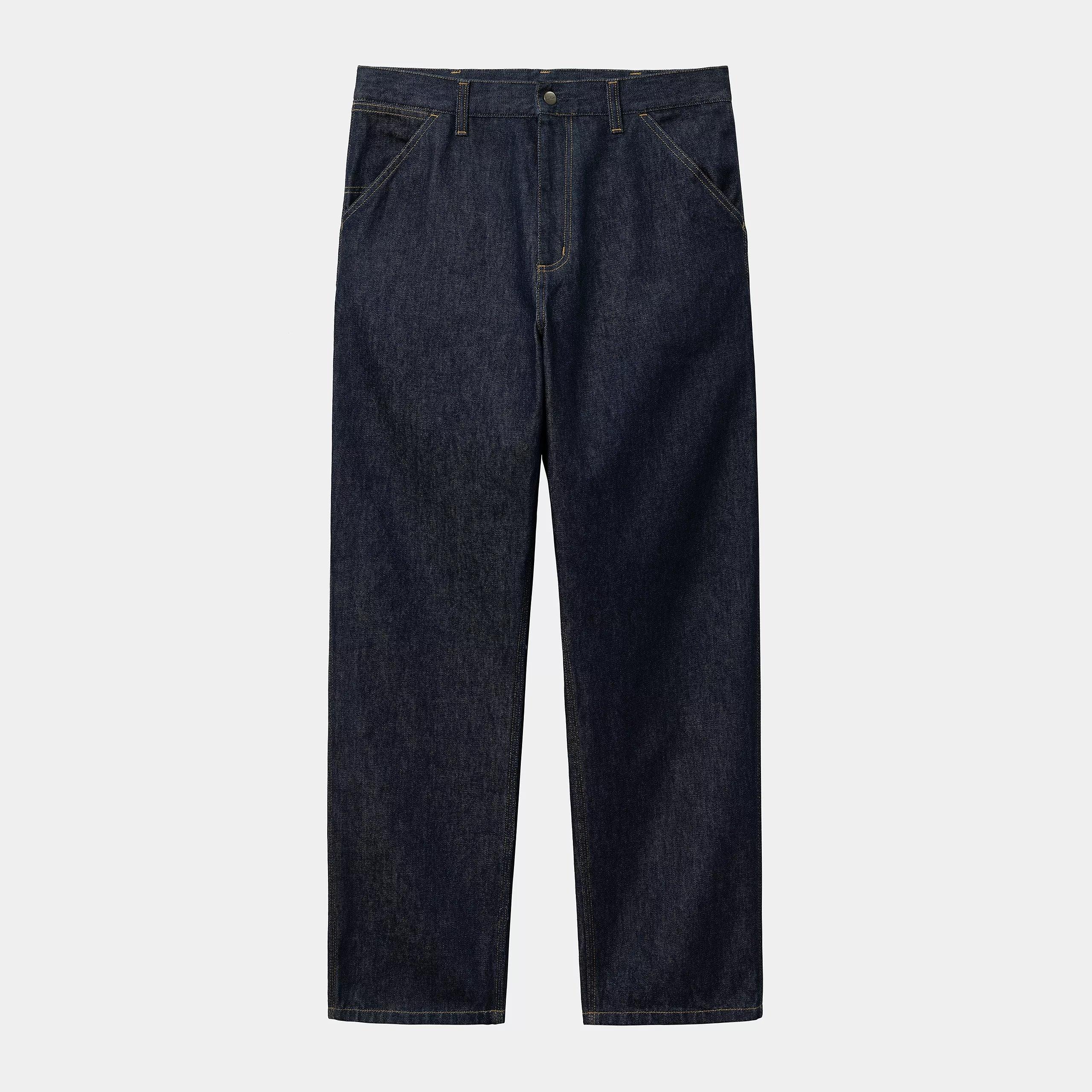 Carhartt WIP Single Knee Pant - Blue Rinsed - Never Never