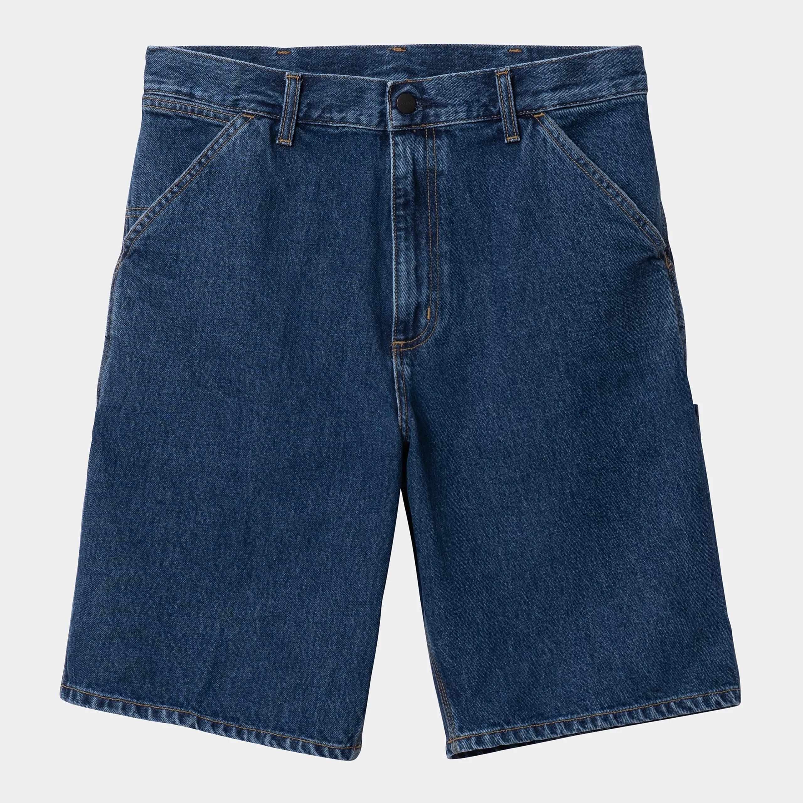Carhartt WIP Single Knee Short - Blue Stone Washed - Never Never