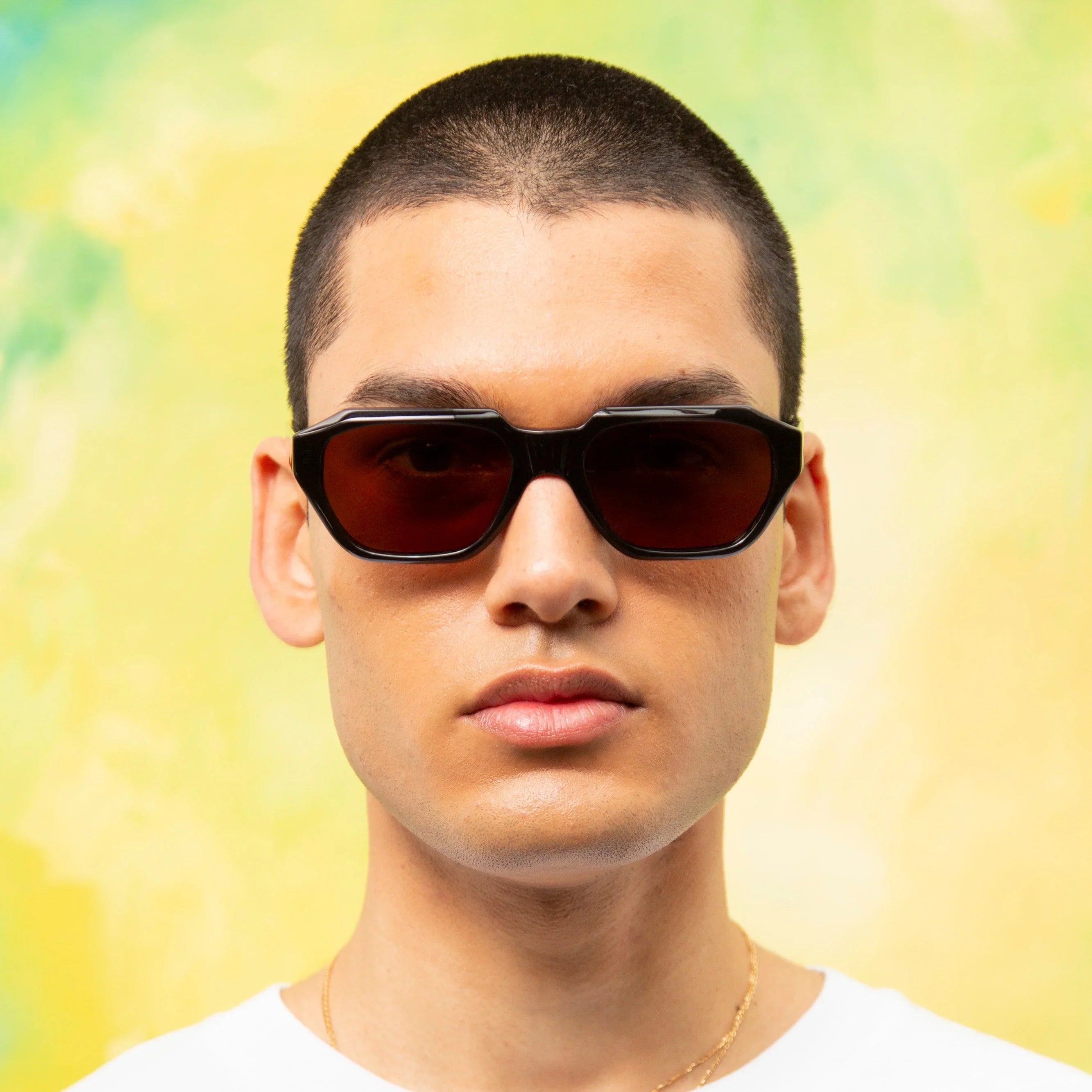 Sub Sun SUB002 Sunglasses - Transparent Black/Brown