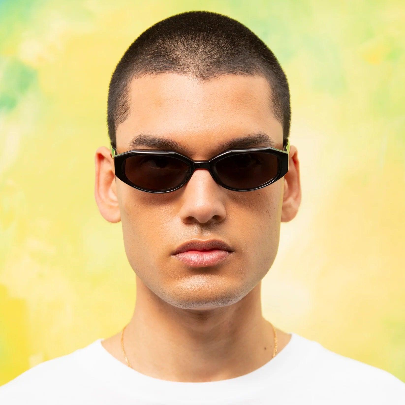 Sub Sun SUB015 Sunglasses - Transparent Black/Grey - Never Never