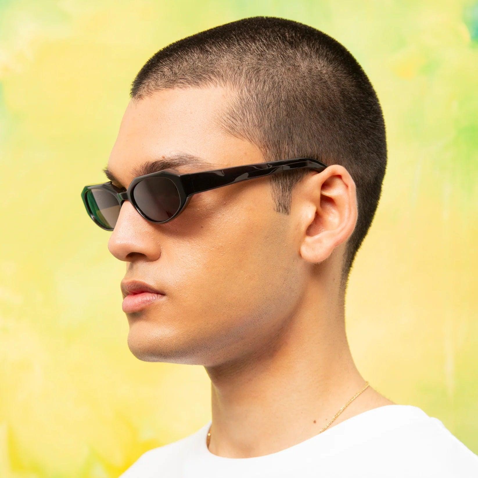 Sub Sun SUB015 Sunglasses - Transparent Black/Grey - Never Never