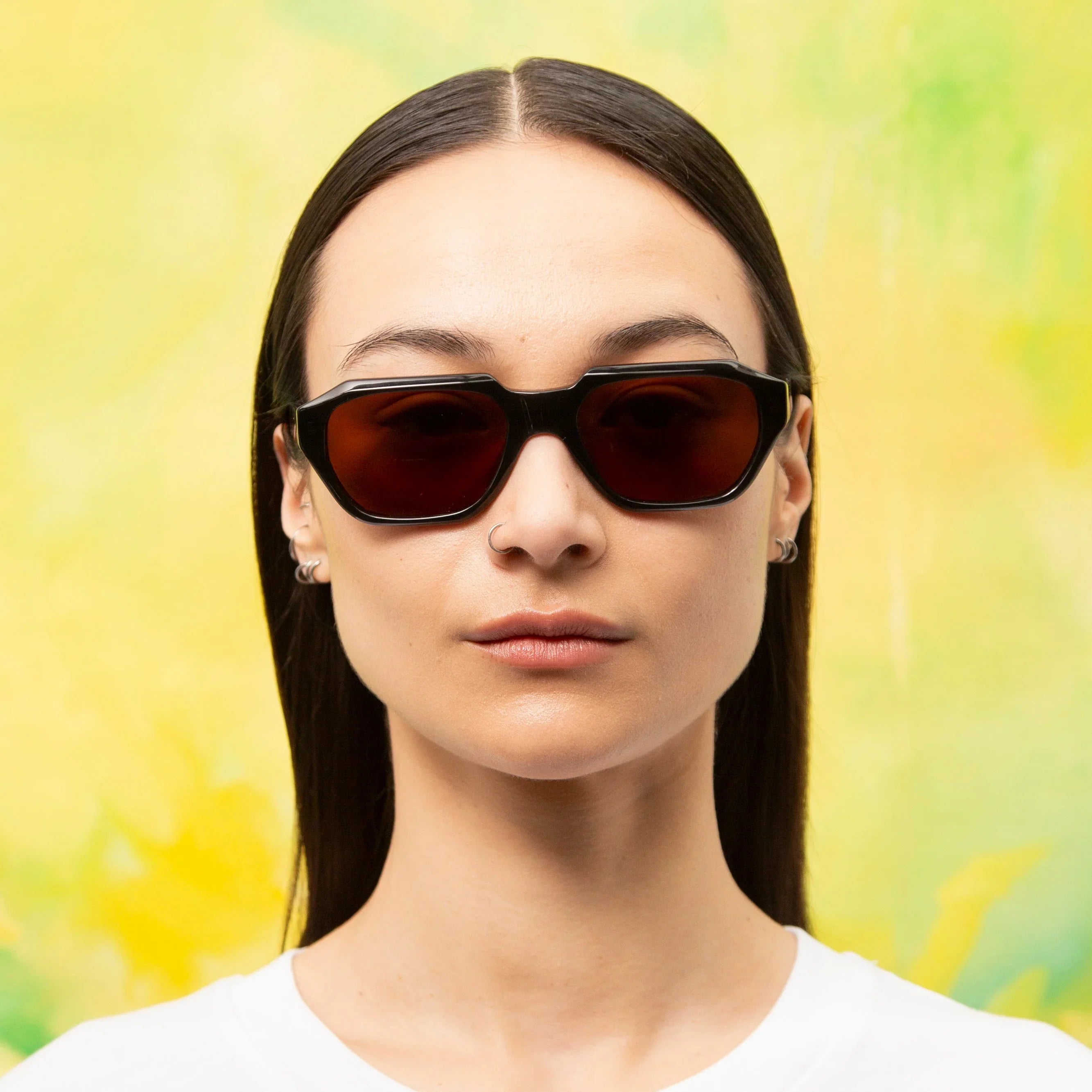 Sub Sun SUB002 Sunglasses - Transparent Black/Brown