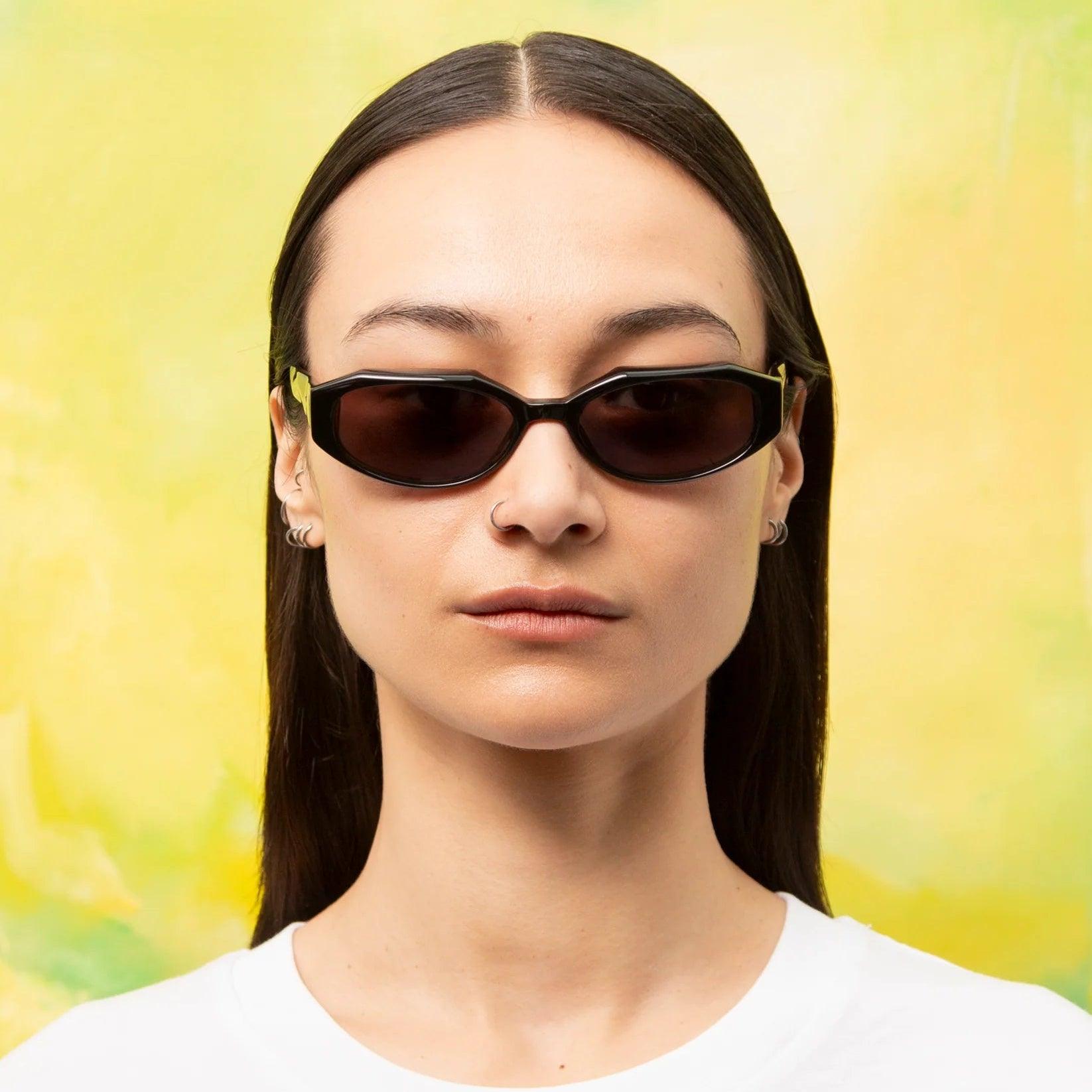 Sub Sun SUB015 Sunglasses - Transparent Black/Grey - Never Never