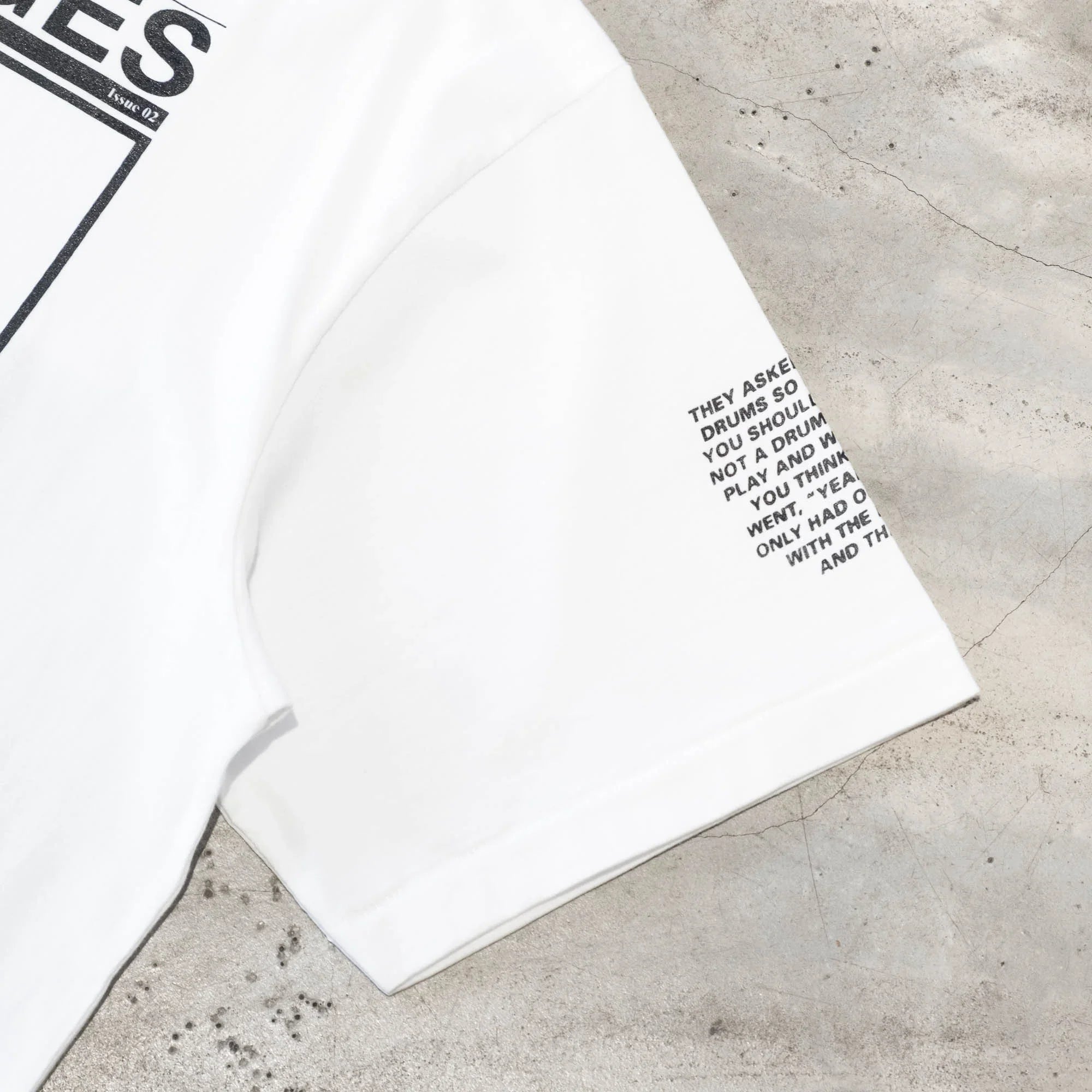 The Salvages No Particular Reason Bobby Gillespie T-Shirt - White