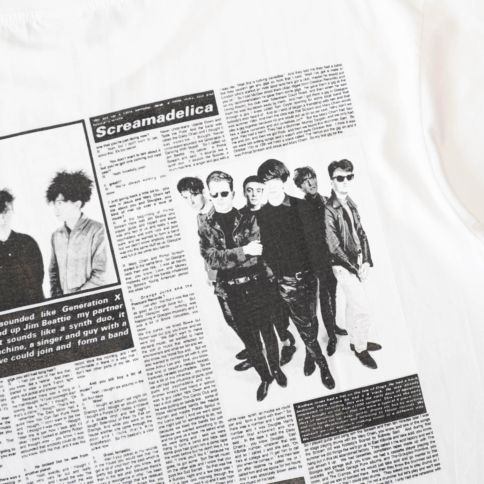 The Salvages No Particular Reason Bobby Gillespie T-Shirt - White