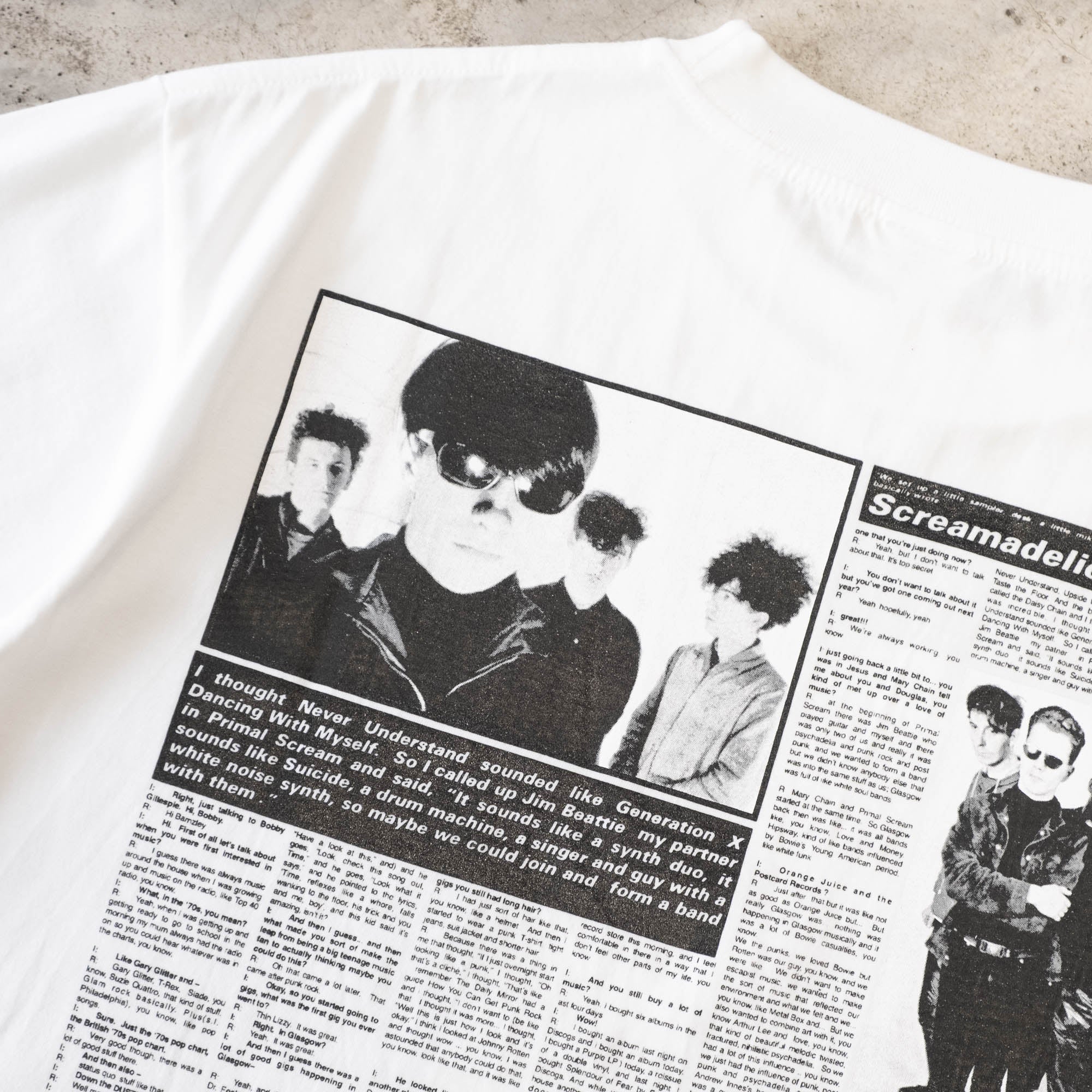 The Salvages No Particular Reason Bobby Gillespie T-Shirt - White