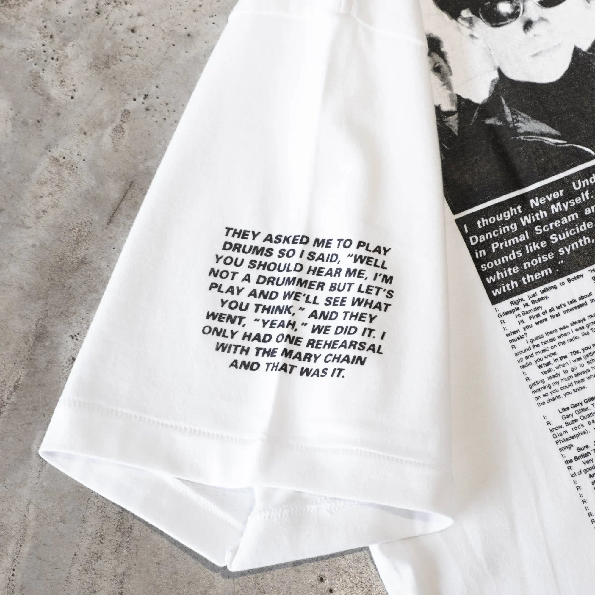 The Salvages No Particular Reason Bobby Gillespie T-Shirt - White