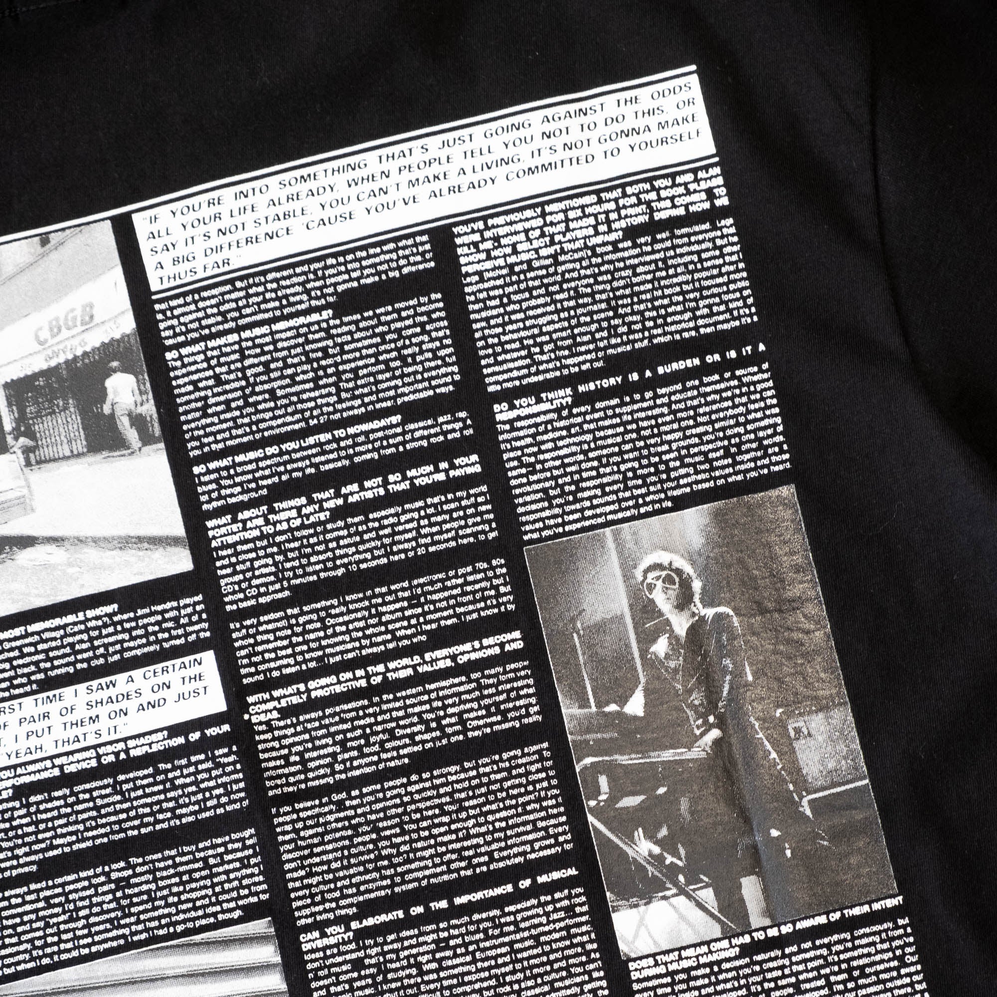The Salvages No Particular Reason Suicide T-Shirt - Black