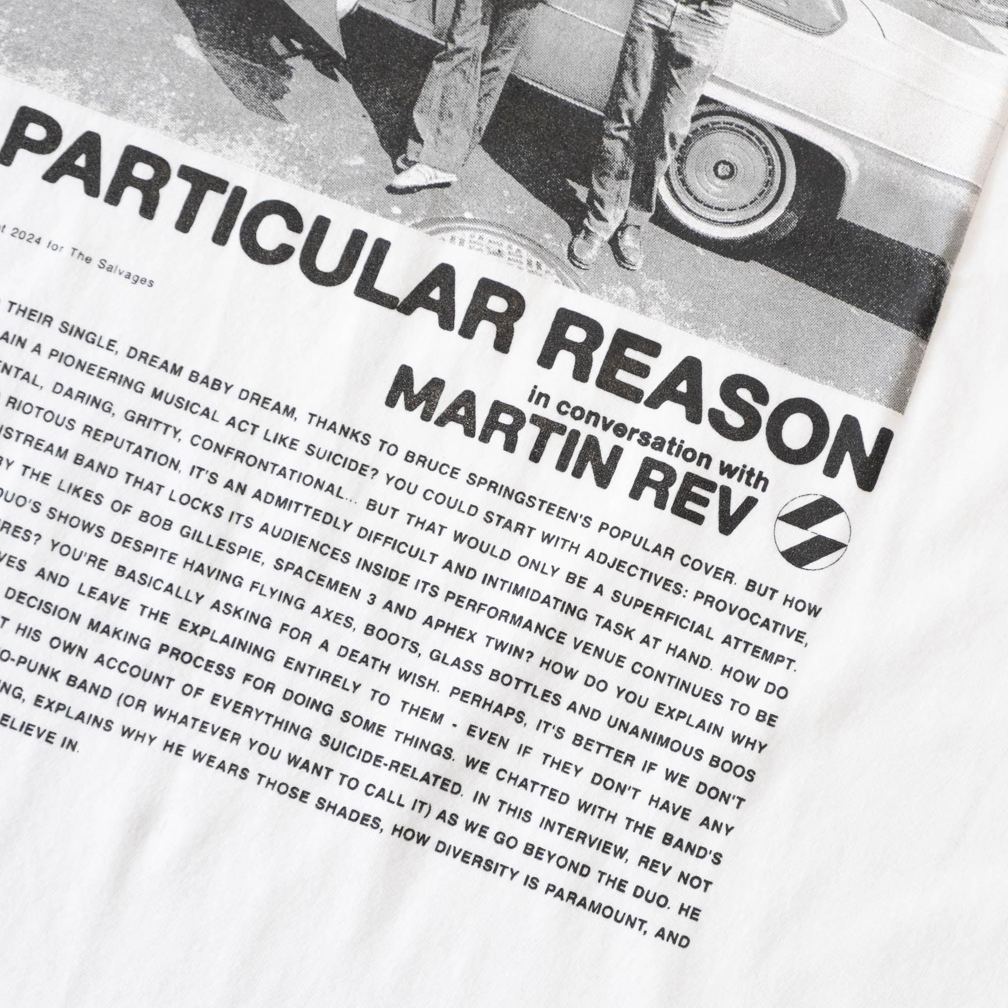 The Salvages No Particular Reason Suicide T-Shirt - White